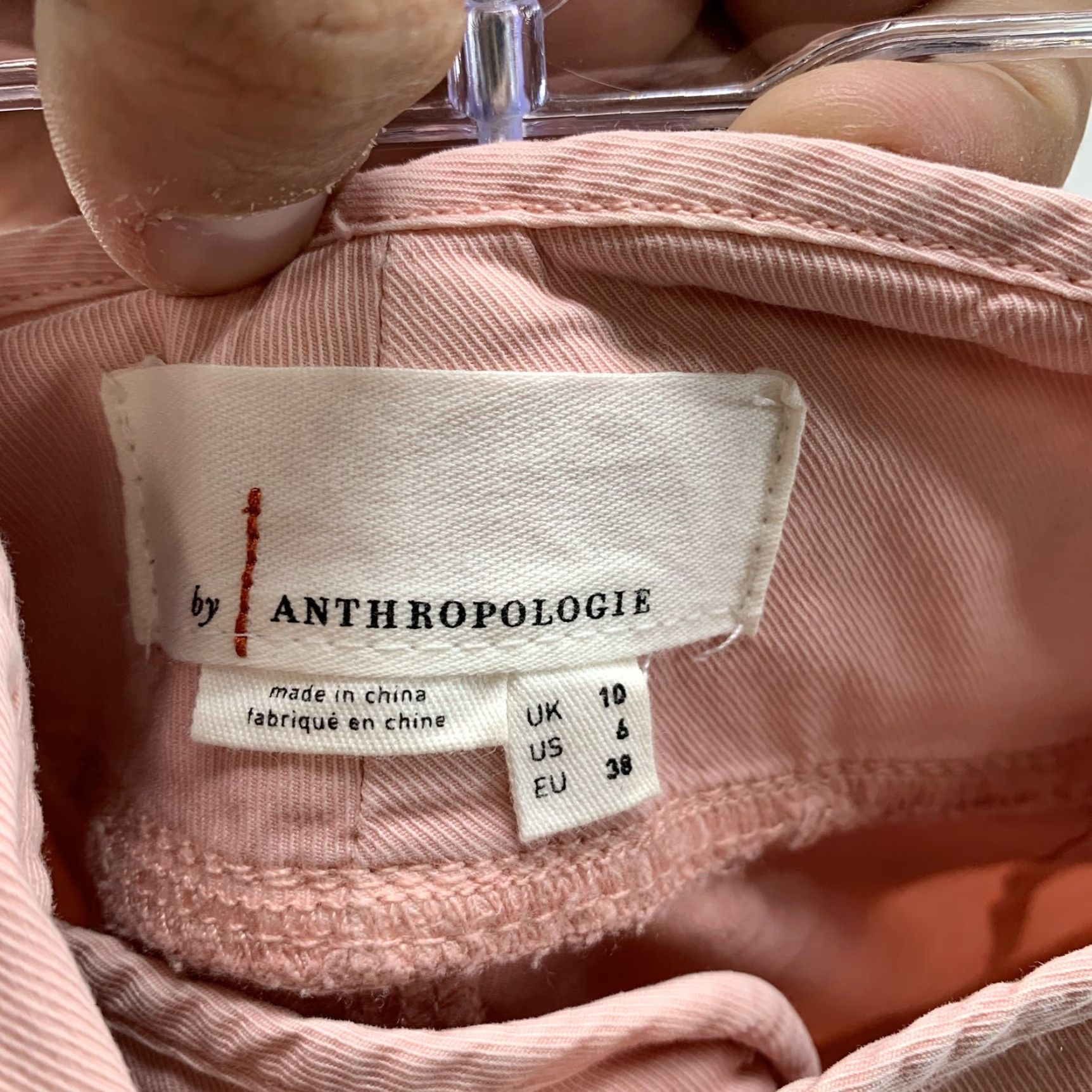 Anthropologie Anthropologie Shirts Womens Size 6 Pink High Waisted Aviator Cuffed Shorts 27x4 Casual Summer 27in Pink Womens Size 28" / US 6 / IT 42 - 4 Thumbnail