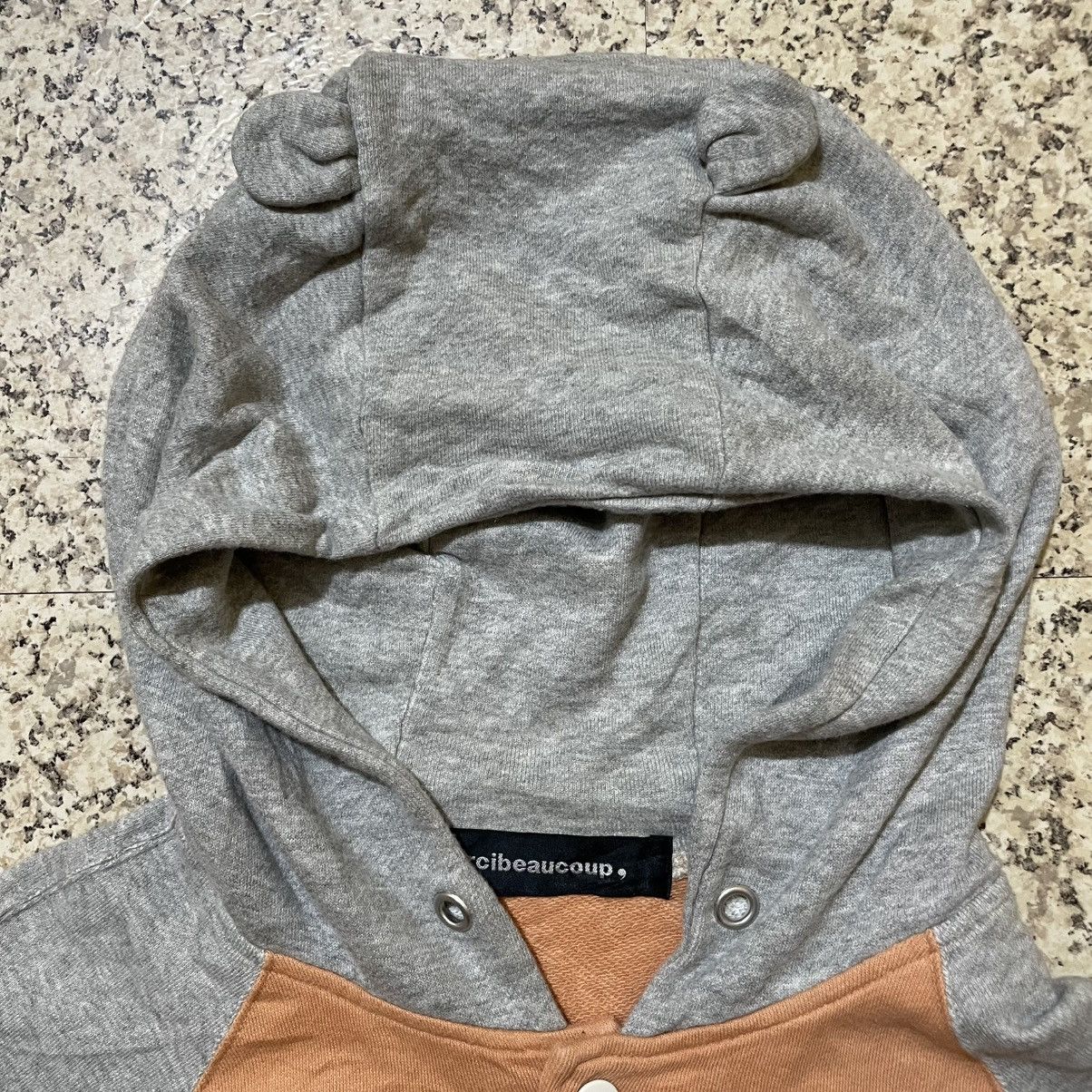 mercibeaucoup Mercibeaucoup Issey Miyake "Bear Ears" Raglan Varsity Hoodie Size US M / EU 48-50 / 2 - 3 Thumbnail