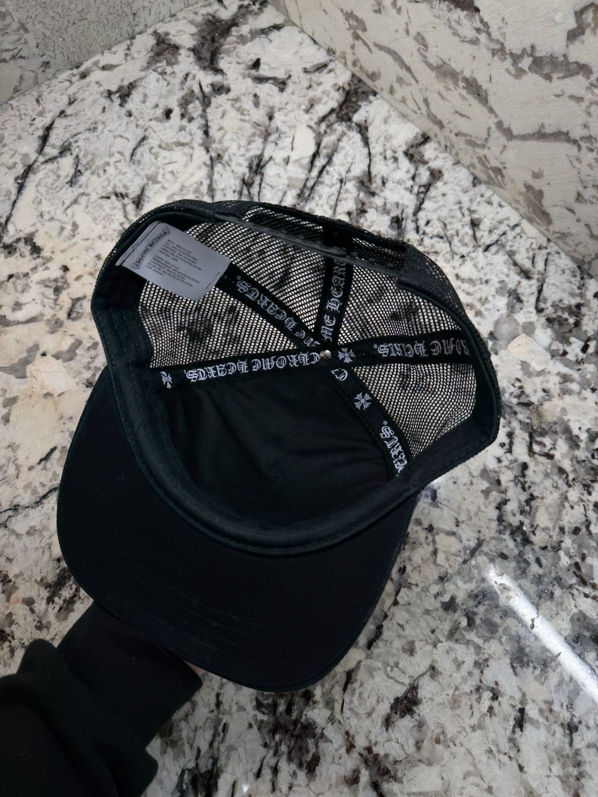Chrome Hearts Chrome Hearts St Barths Orange Cemetery Cross Patch Trucker Size ONE SIZE - 9 Thumbnail