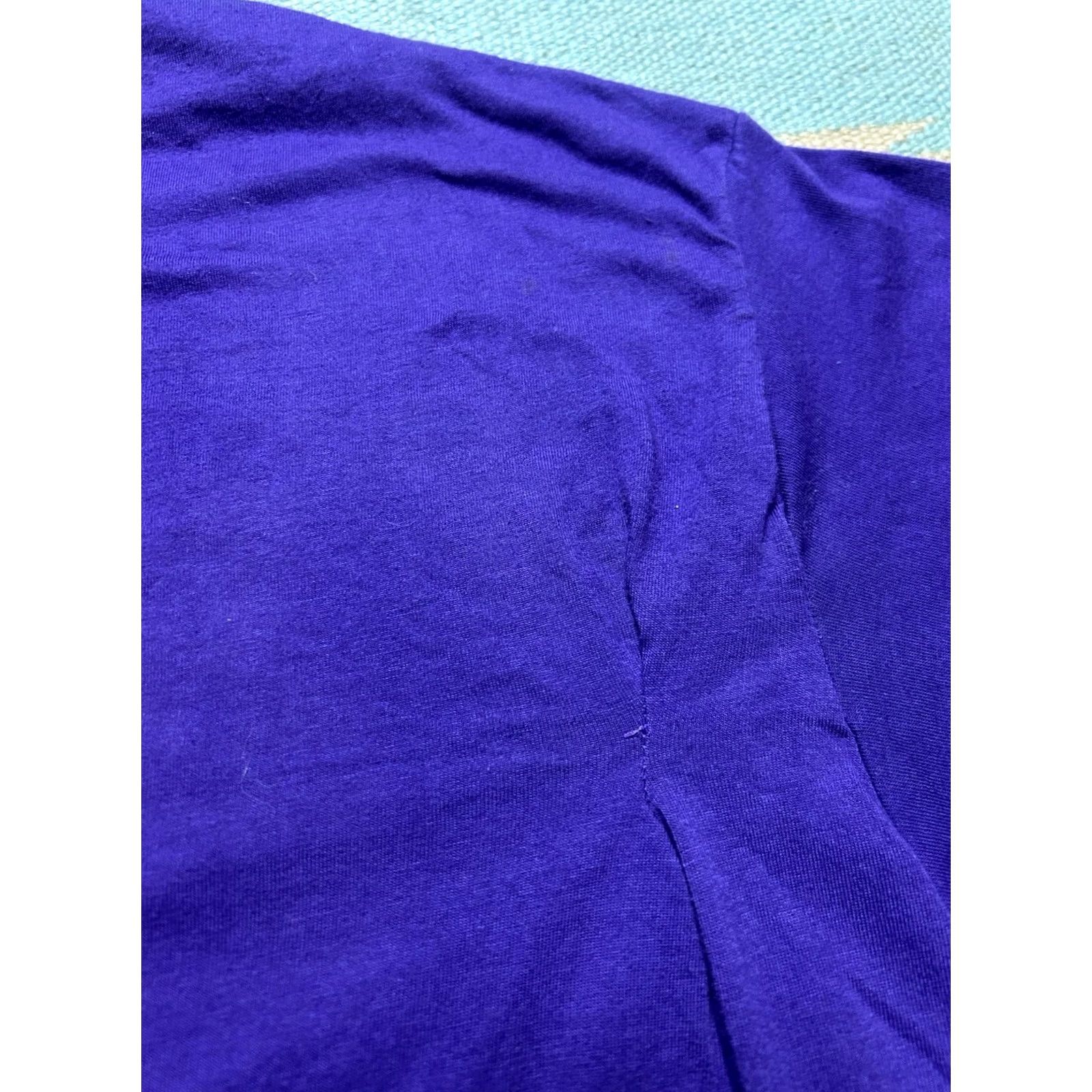 Vintage VINTAGE AND T Shirt Too cool to use drugs and alcohol bee Dare purple L/XL Shirt Mens Size US L / EU 52-54 / 3 - 5 Thumbnail