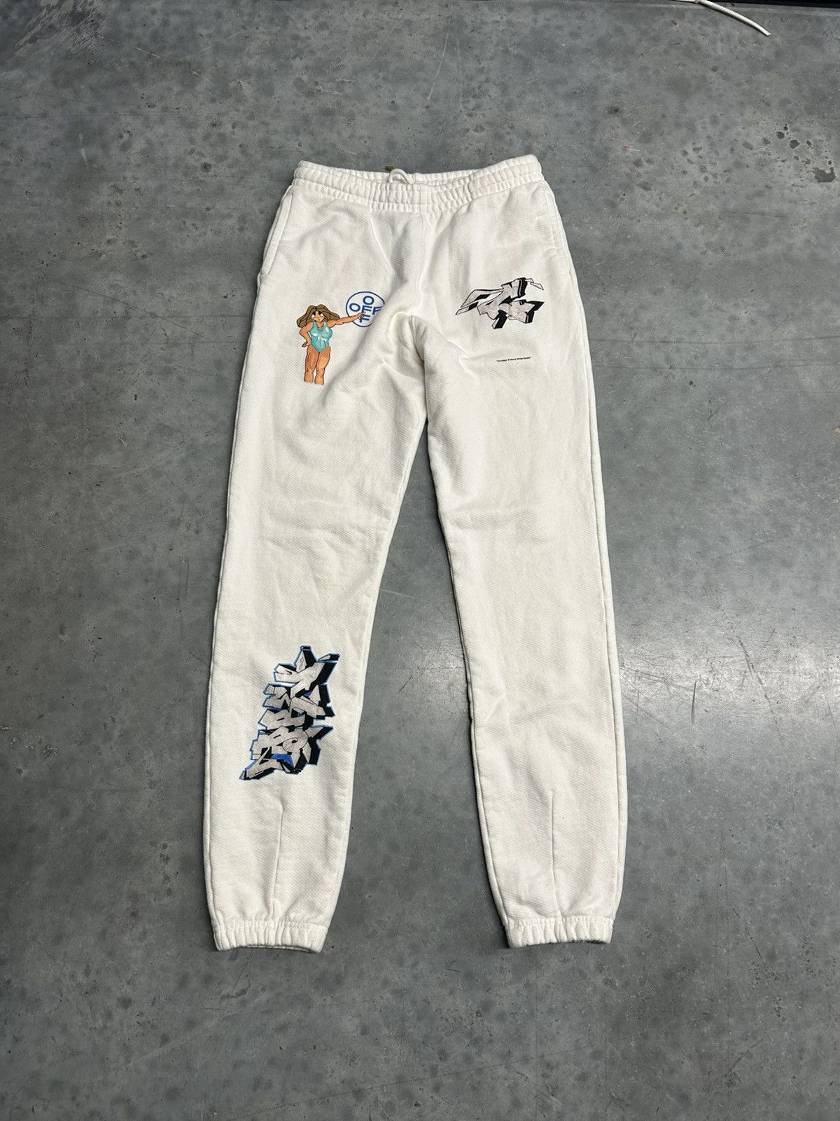 Off-White Off White Dondi Sweatpants Size US 32 / EU 48 - 1 Thumbnail