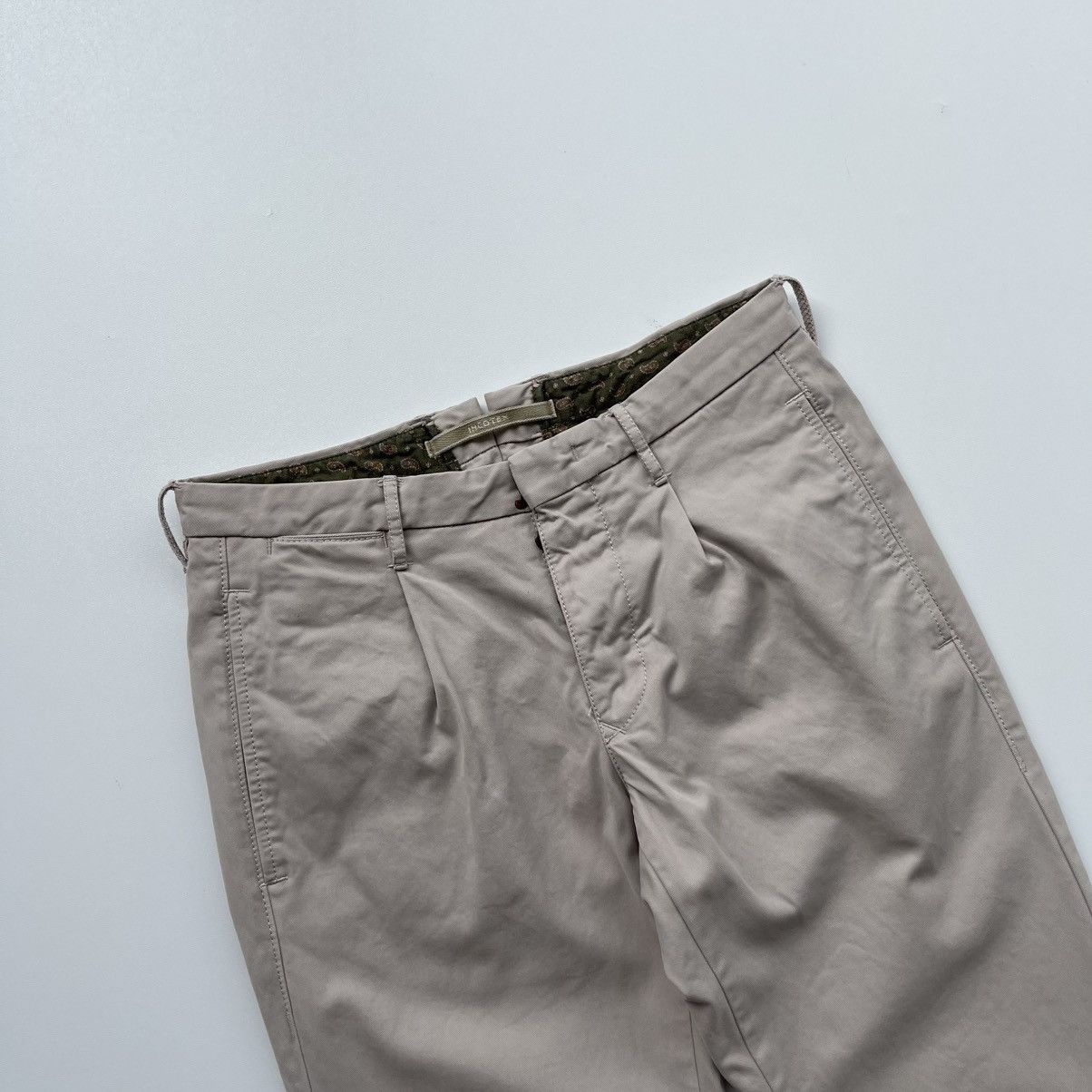 Incotex Incotex SLA CKS Slim Fit Chino Pants Beige Size US 30 / EU 46 - 2 Thumbnail