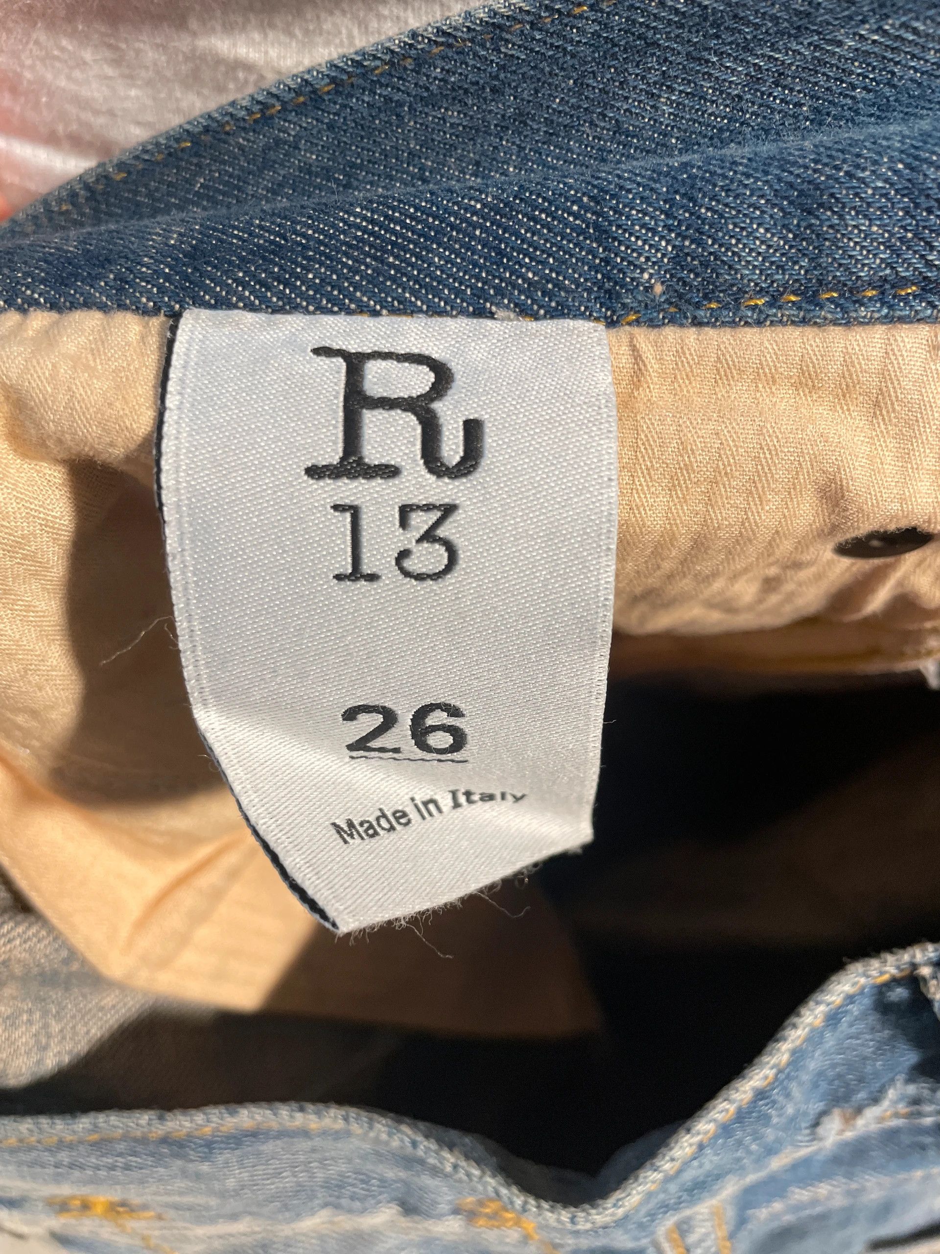 R13 R13 Drop Denim Jeans Size 26" / US 2 / IT 38 - 5 Thumbnail