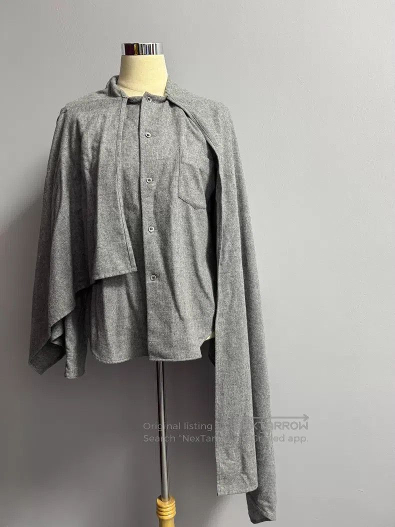 Comme des Garcons Comme des Garcons Faux two-piece grey shirt Size M / US 6-8 / IT 42-44 - 4 Thumbnail