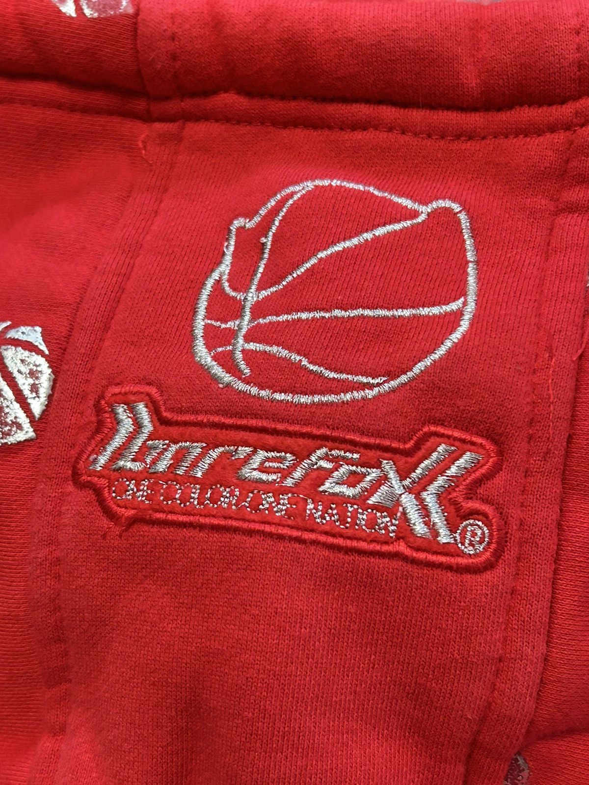 Bare Fox Vintage Y2K Barefox All-Over Print Basketball Zip-Up Hoodie Size US XXL / EU 58 / 5 - 5 Thumbnail