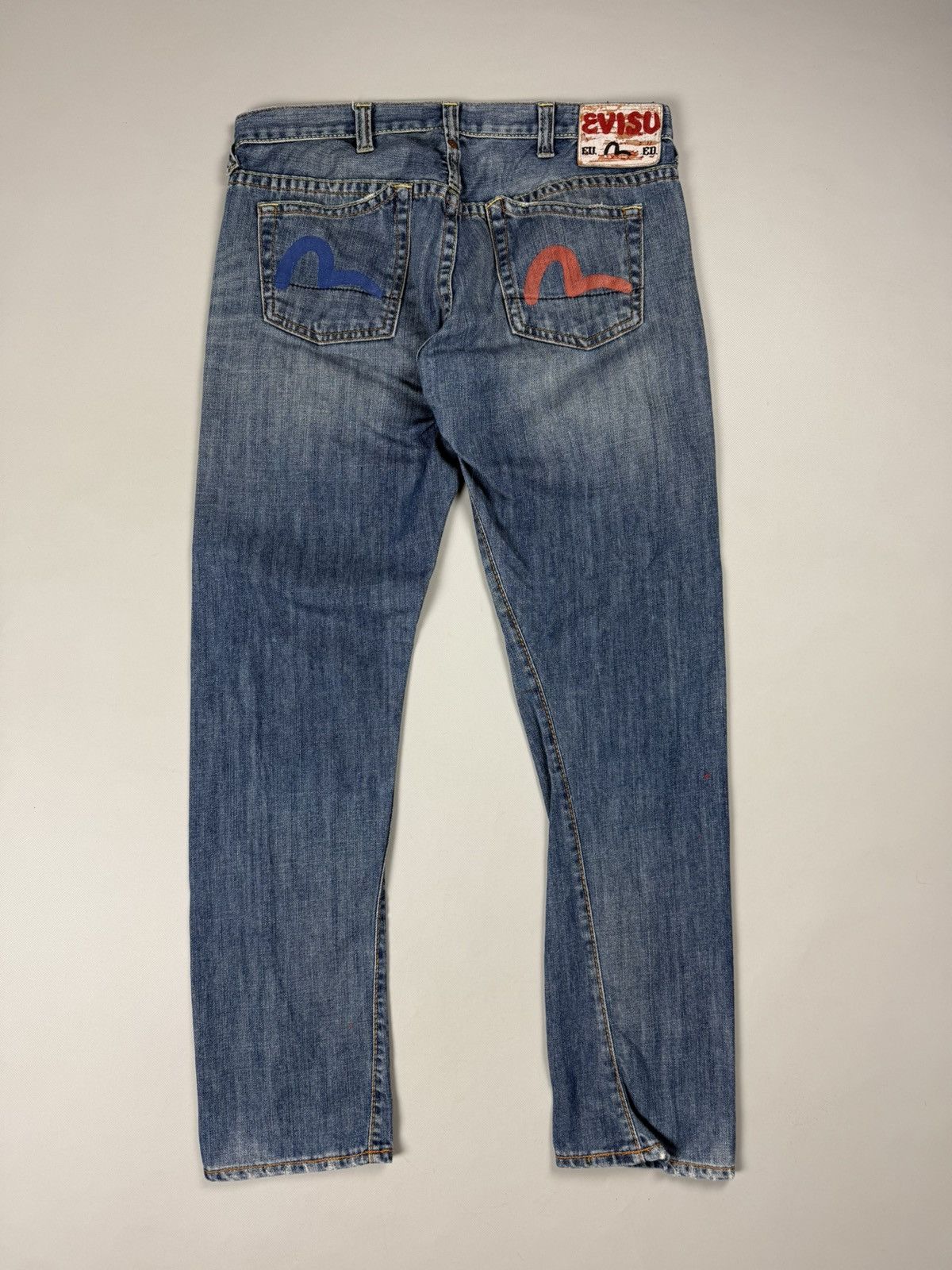 Evisu Evisu EU-ED Hokusai Vintage Men’s Denim Jeans Size 29 / S Size US 29 - 22 Thumbnail