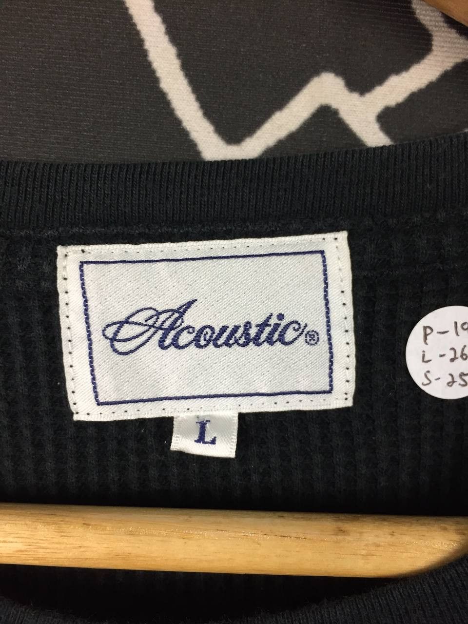 Japanese Brand Acoustic Japan Devil’s Motor Garage Waffle Knit Thermal Tee Size US M / EU 48-50 / 2 - 7 Thumbnail
