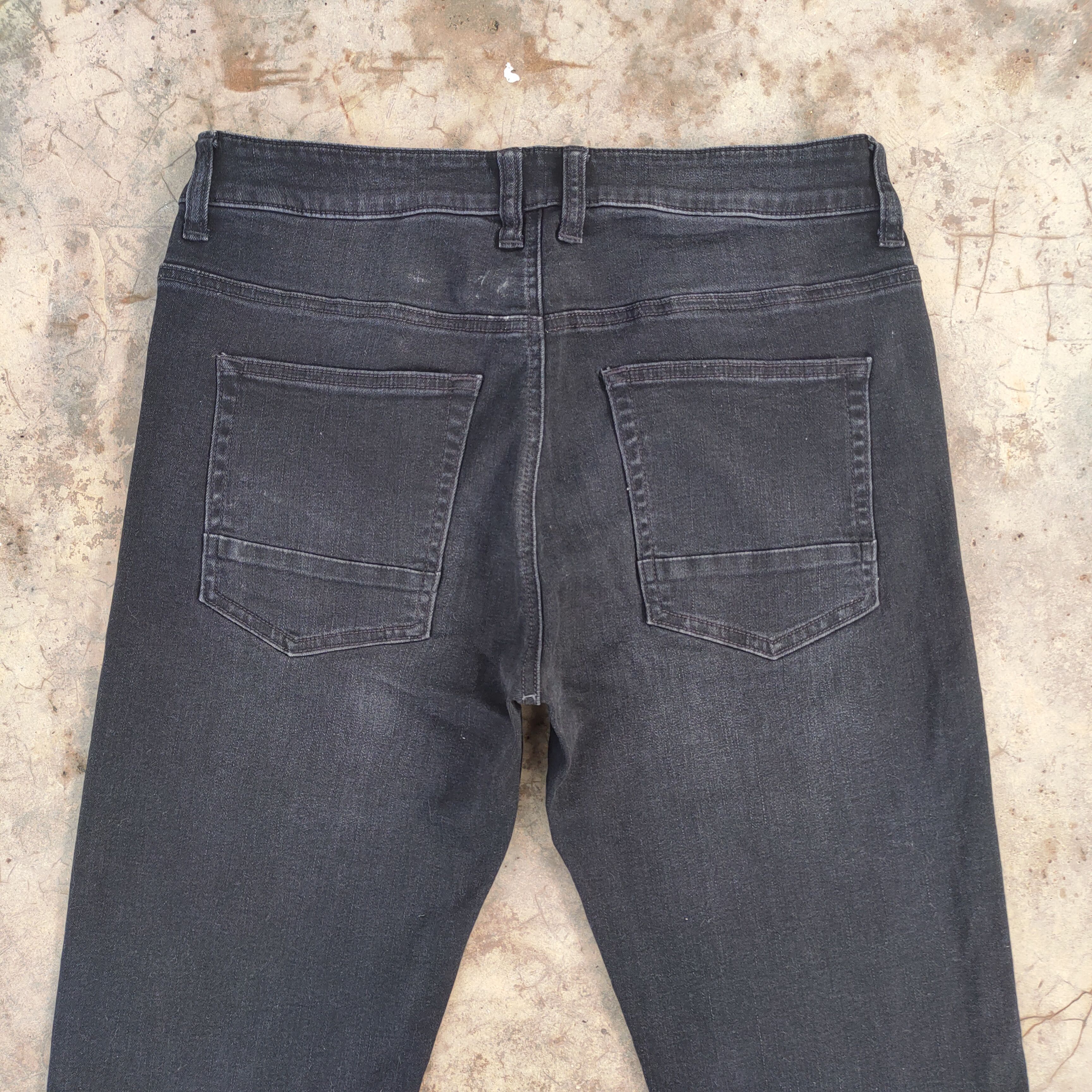 Japanese Brand vtg japanese skinny faded black denim jeans pants Size US 32 / EU 48 - 11 Thumbnail