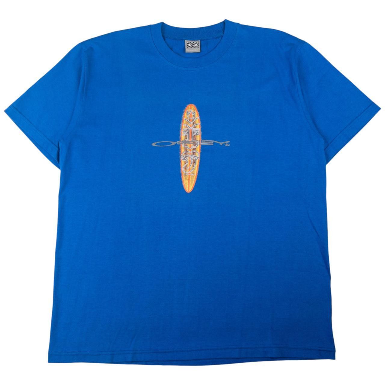 Oakley Vintage Oakley Tiki Surfboard Graphic T Shirt Size L Size US L / EU 52-54 / 3 - 1 Thumbnail