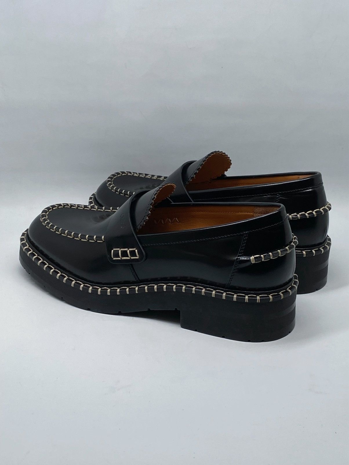 Chloe Chloe Noua Leather Loafers size 38.5 Size US 8.5 / IT 38.5 - 7 Thumbnail