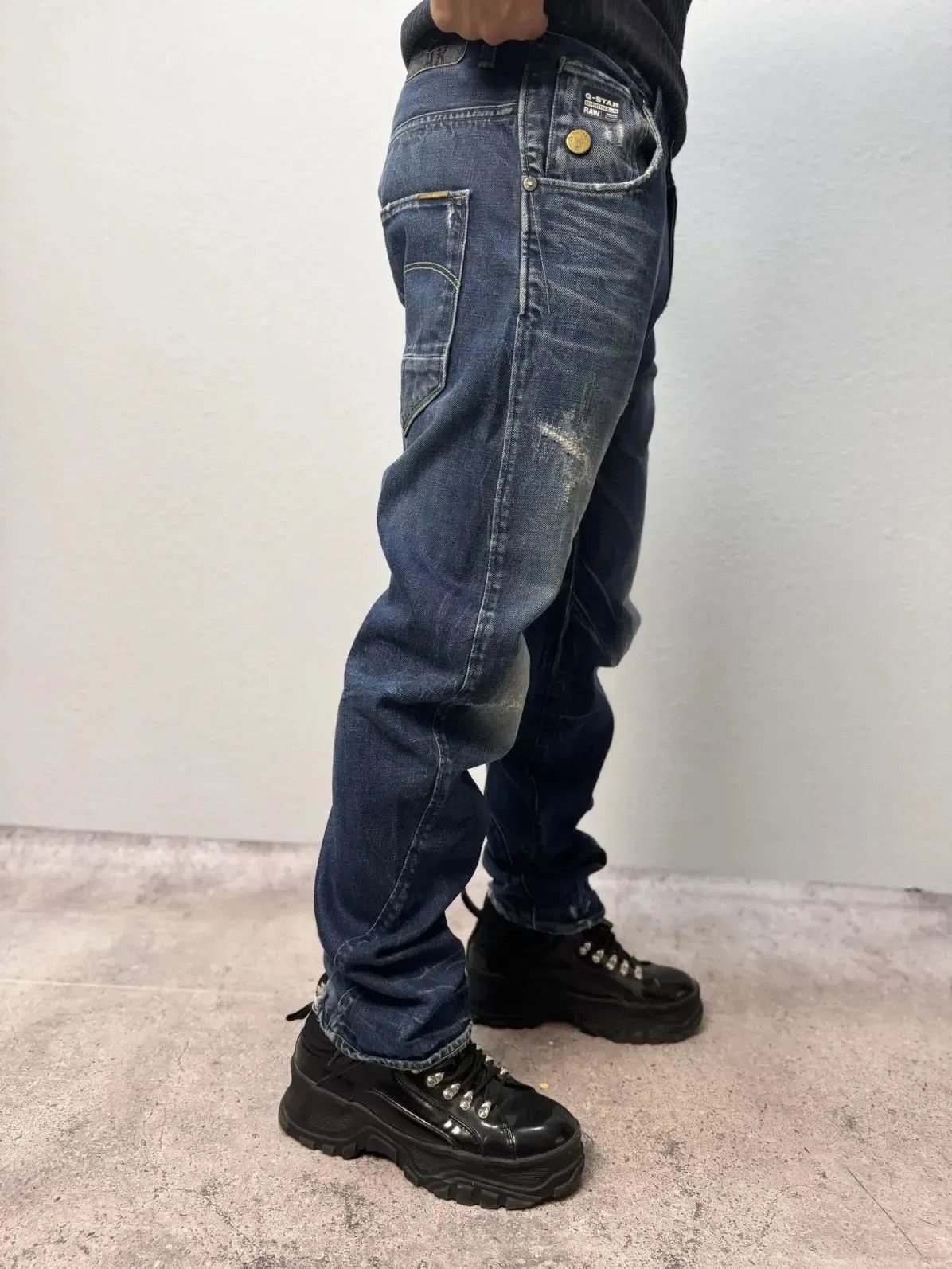 14th Addiction × Japanese Brand × Le Grande Bleu (L.G.B.) Junya Watanabe Style G Star raw Bondage GOA cargo pants Size US 32 / EU 48 - 2 Thumbnail