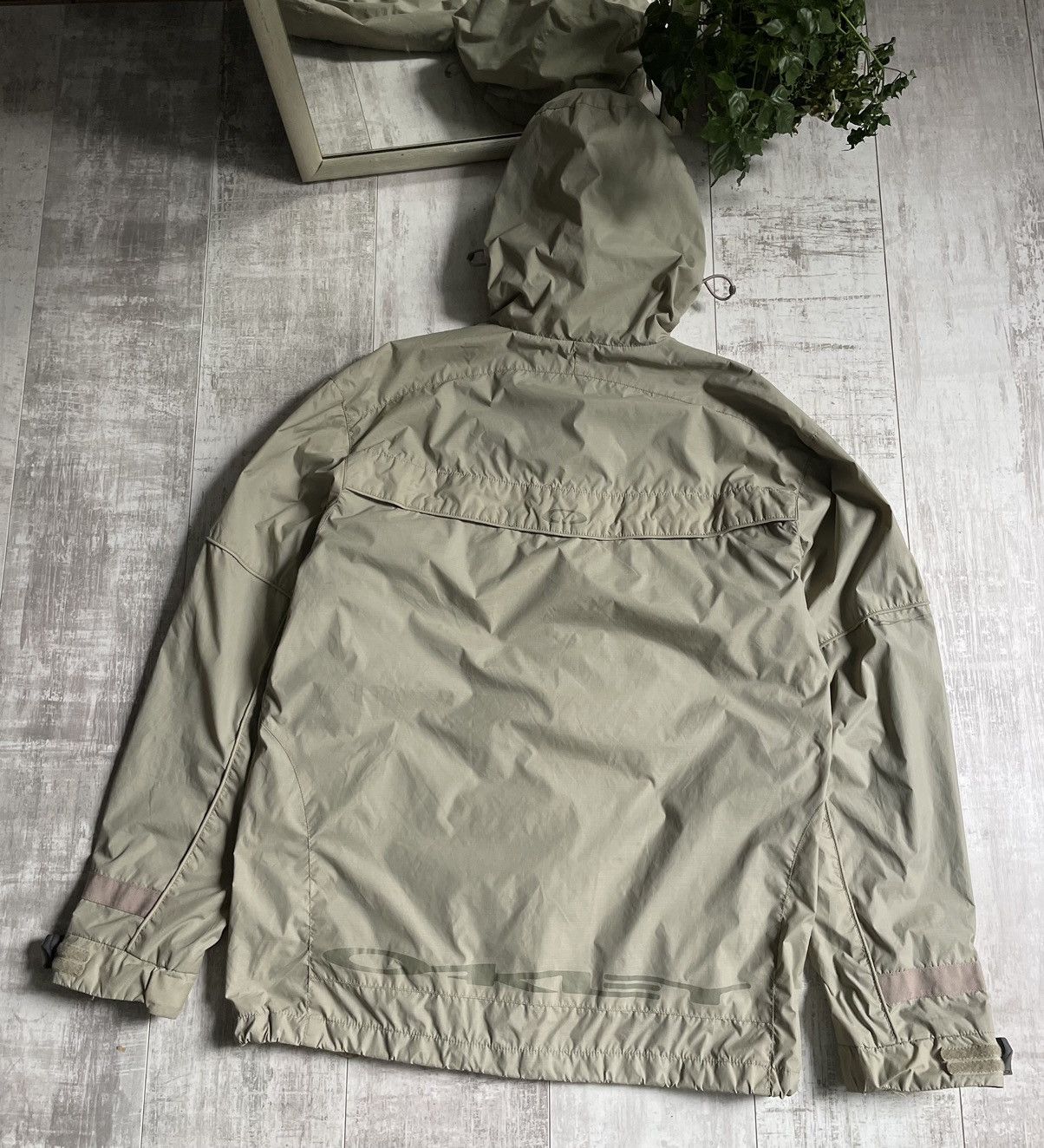 ジャケット・アウター 00s Oakley tech jacket y2k archive Vintage 2000s Oakley Software Full Zip Fleece Jacket Gray