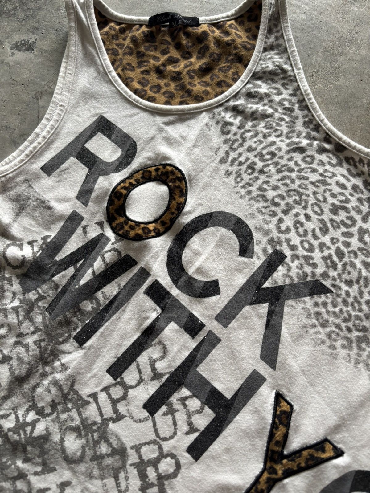 Hysteric Glamour Y2K clash ahead poem leopard print with glitter design Size US M / EU 48-50 / 2 - 3 Thumbnail