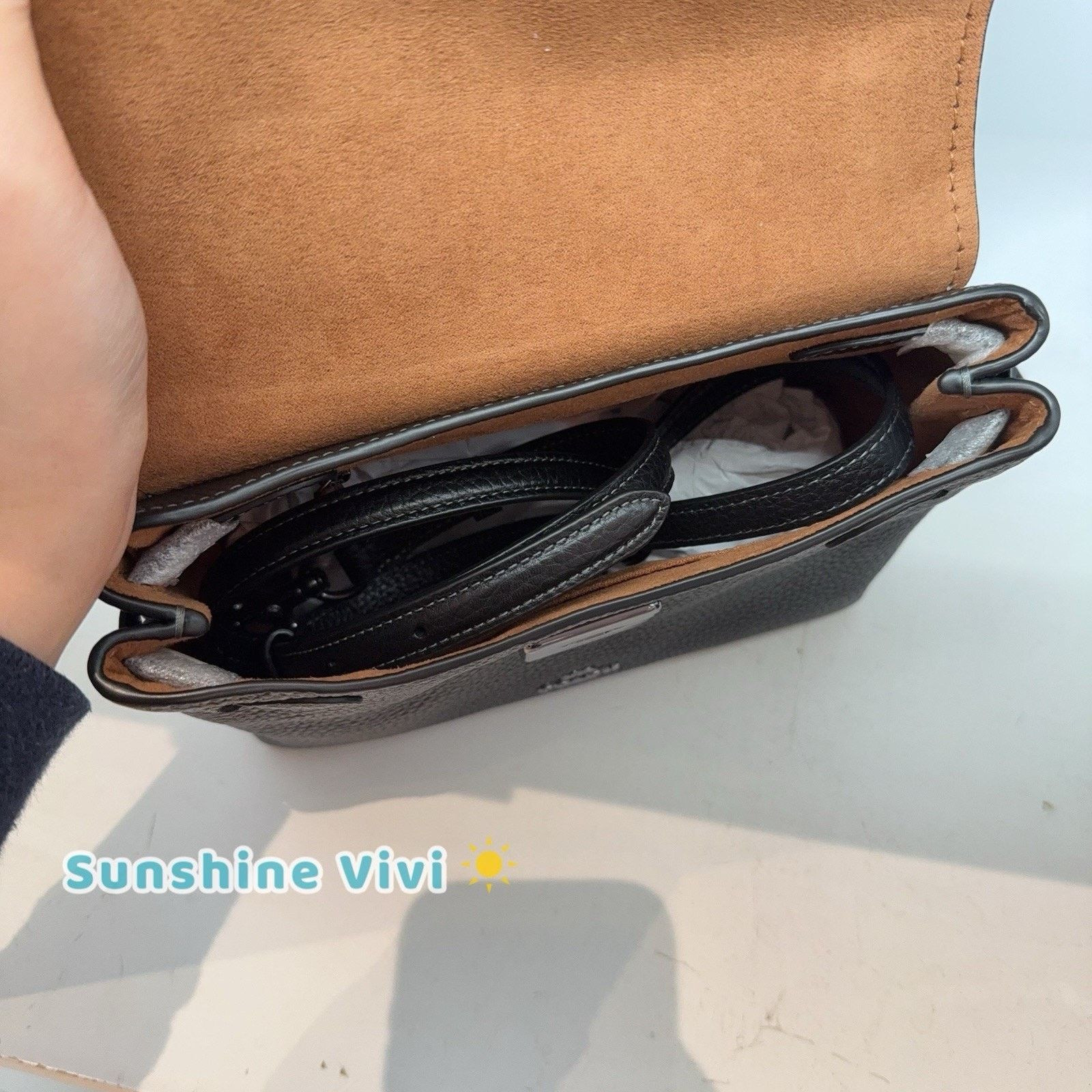 Coach NWT Coach Emory Top Handle Bag CCE53 Gunmetal/Black Size ONE SIZE - 6 Thumbnail