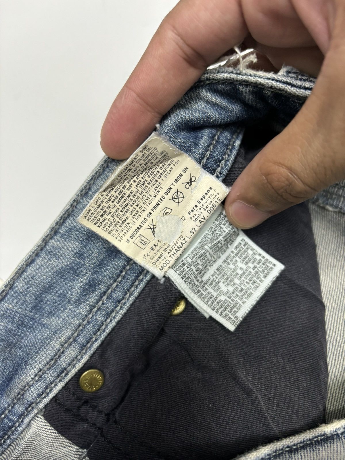 Diesel RARE DIESEL SUKAJAN DRAGON EMBROIDERY DENIM JEANS Size US 31 - 13 Thumbnail