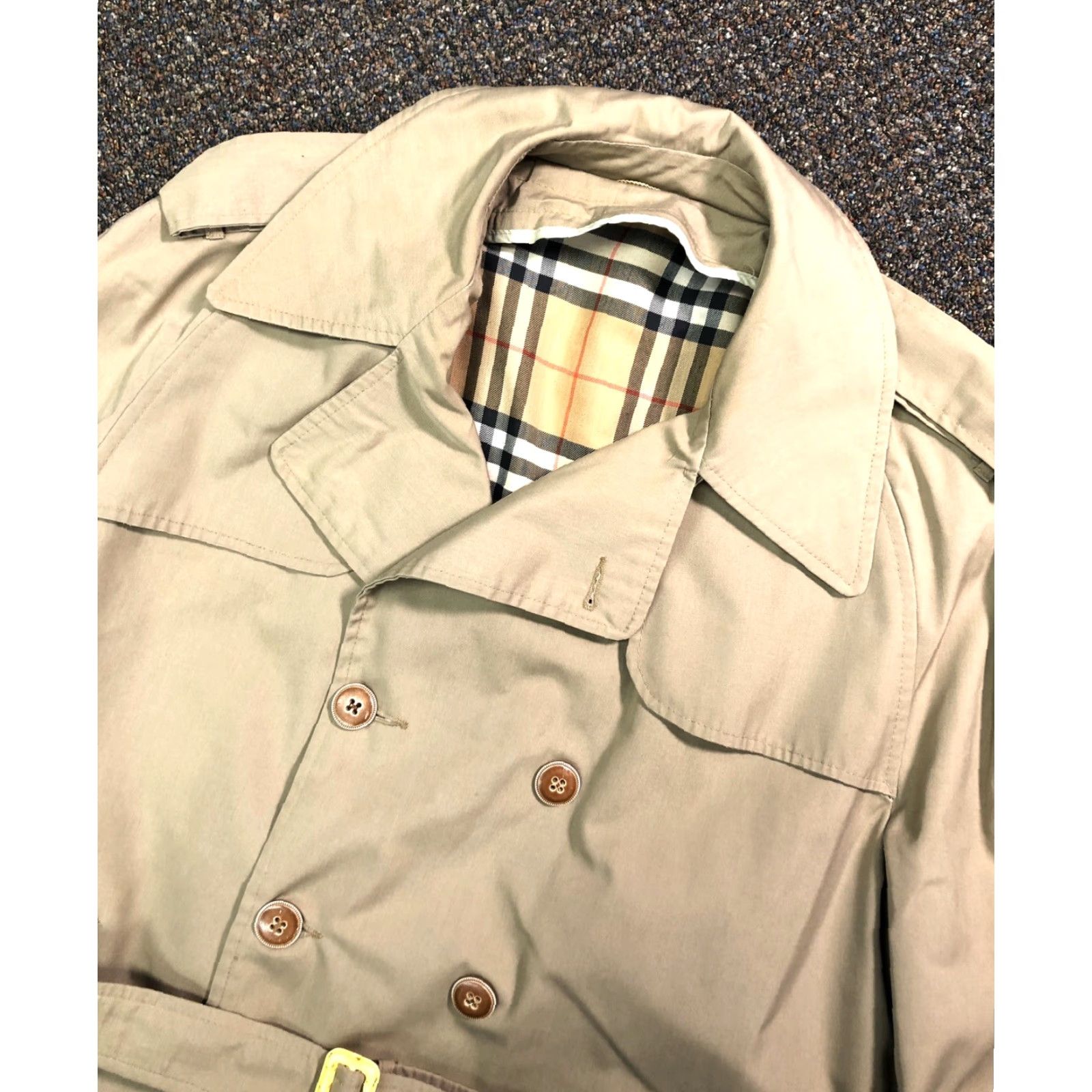 Vintage VTG Wingflite Coat Trench Mens All Weather Khaki Plaid 42 Long Size 42 A21 70s Vintage Size US XS / EU 42 / 0 - 3 Thumbnail