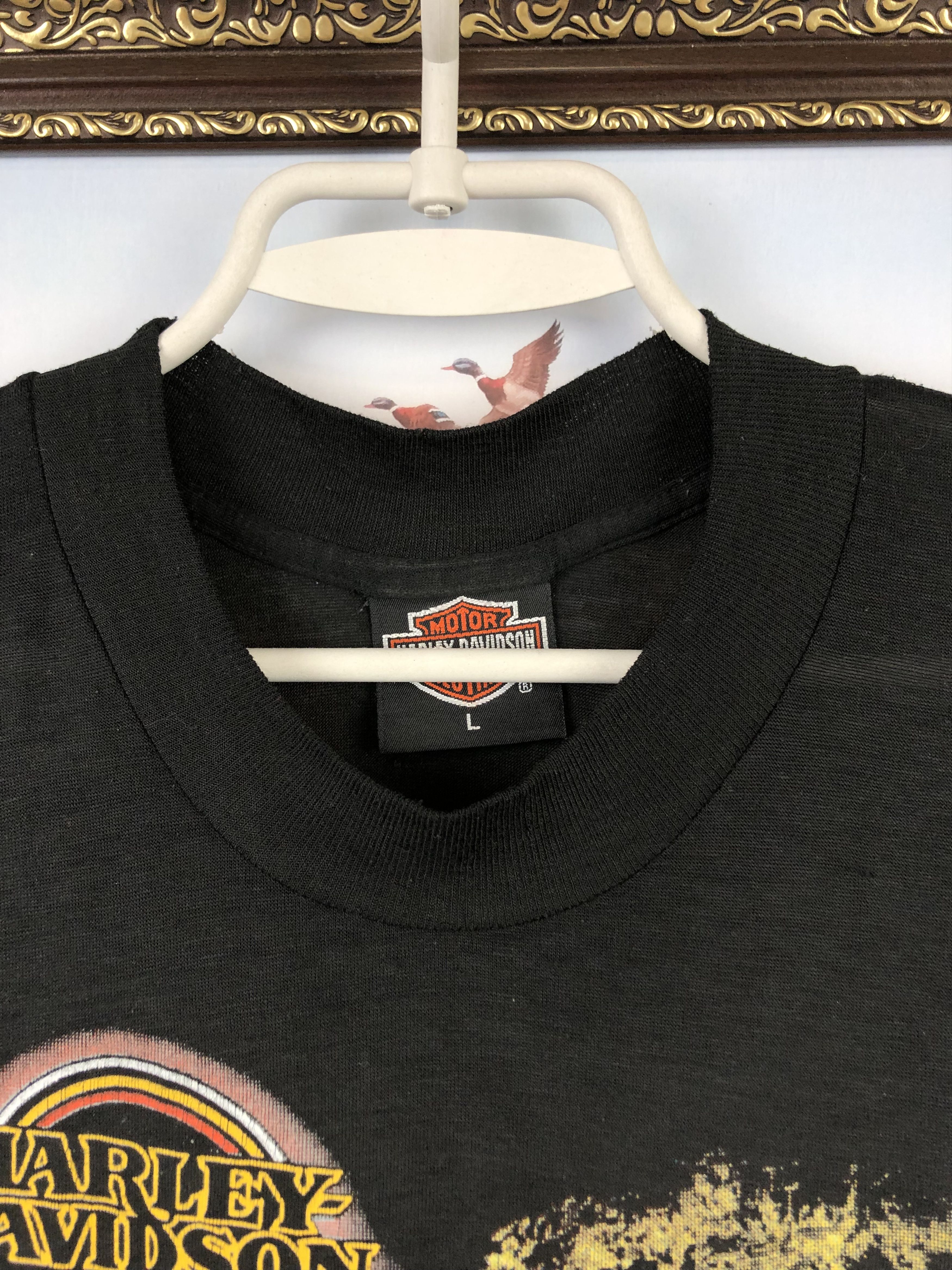 Harley Davidson Vintage Harley Davidson Biker Earth Wizard 3D Emblem Tee Size US L / EU 52-54 / 3 - 8 Thumbnail