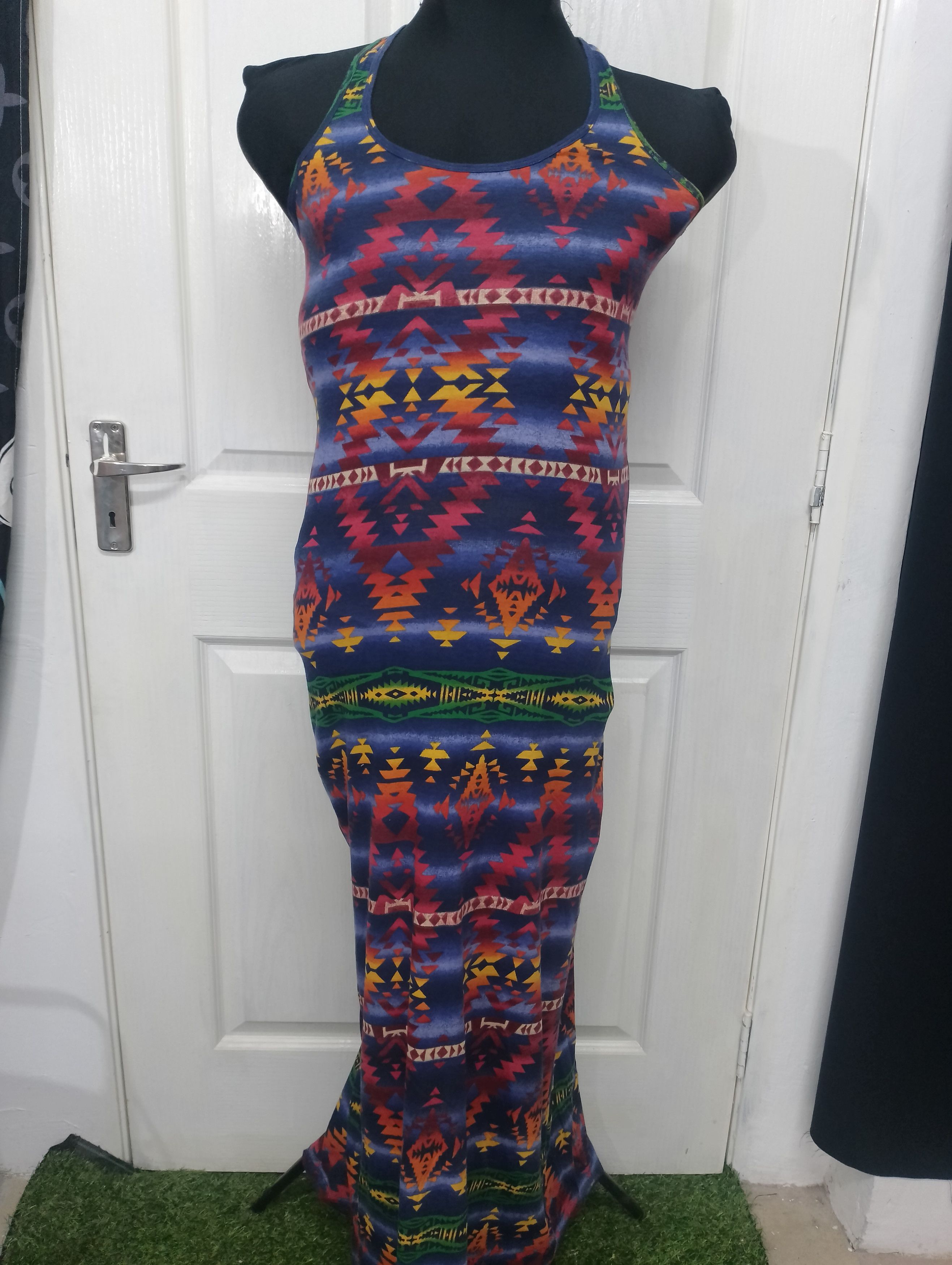 Ralph Lauren RALPH LAUREN TANK TOP DRESS NATIVE MOTIVE Size S / US 4 / IT 40 - 1 Thumbnail
