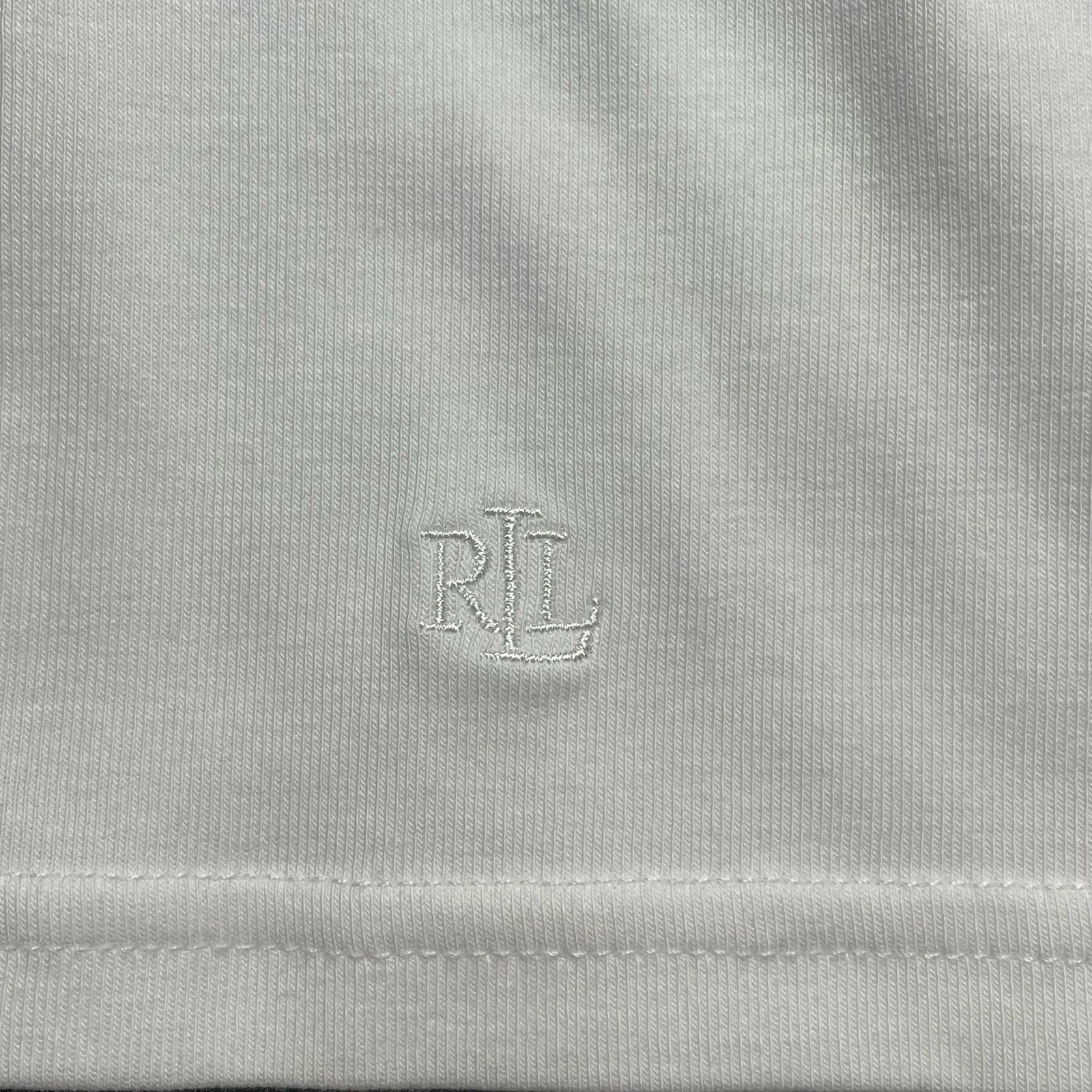 Lauren Ralph Lauren NWOT Ralph Lauren Cotton Scoopneck Tee Size L / US 10 / IT 46 - 3 Thumbnail