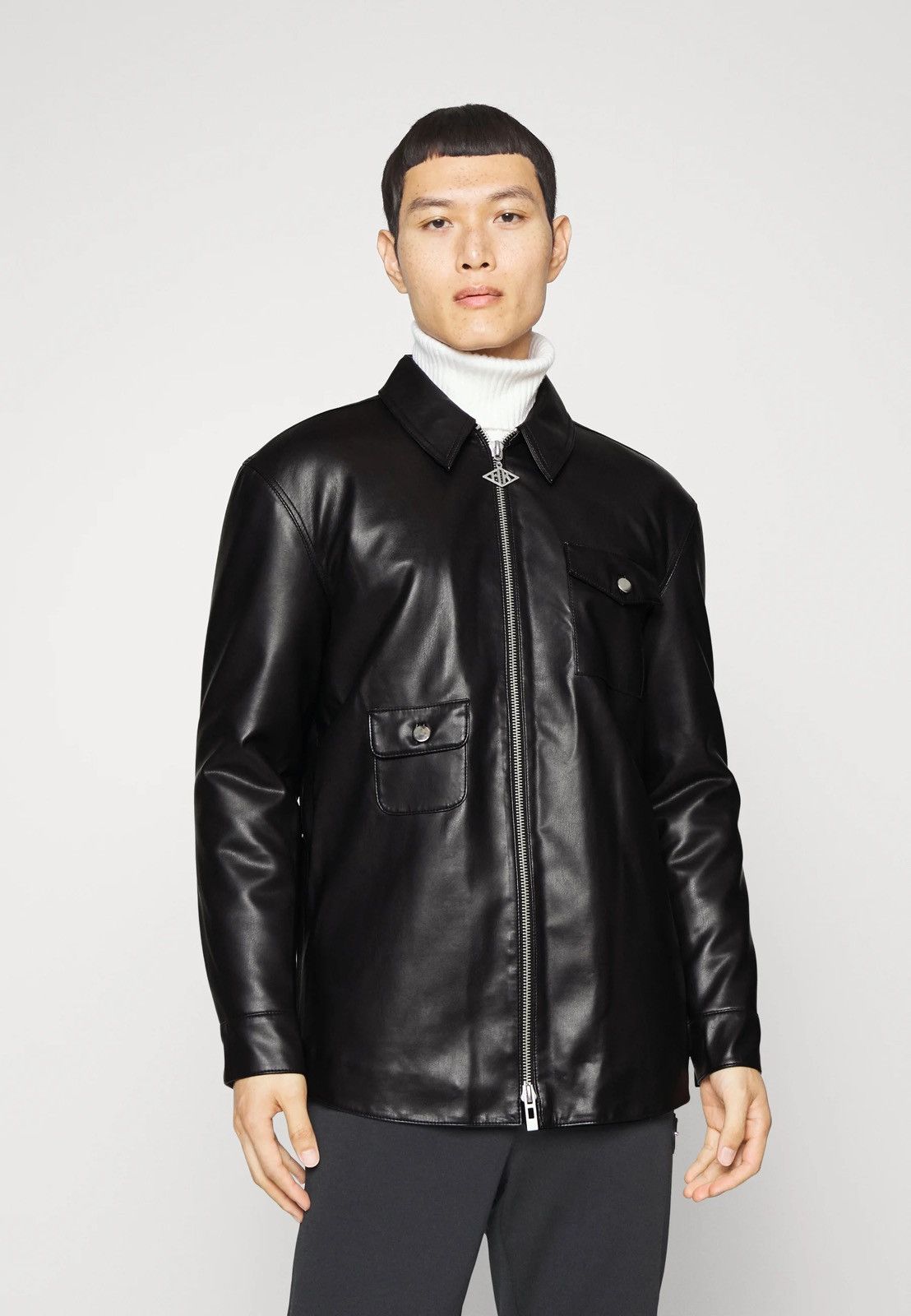 Han Kjobenhavn !DS! FW22 Han Kjobenhavn Army Zip Overshirt Black Jacket Size US M / EU 48-50 / 2 - 5 Thumbnail