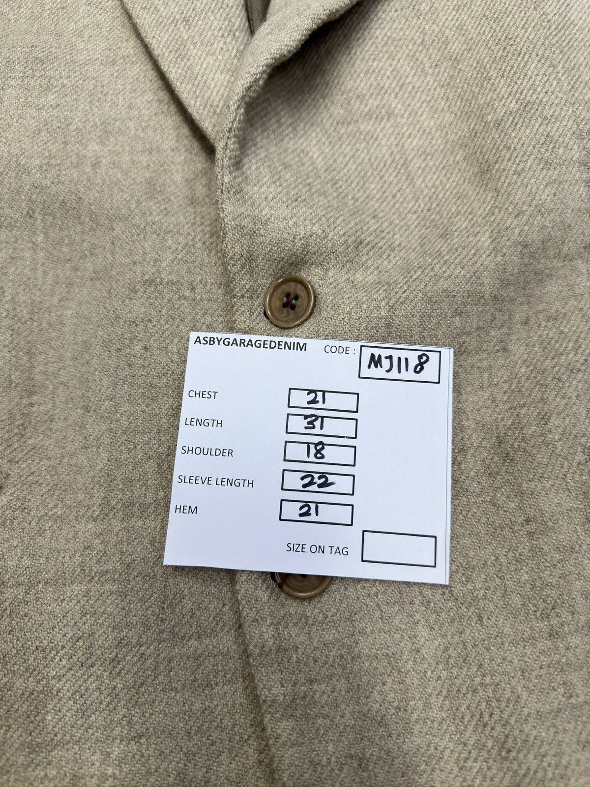 Ferre Vintage Studio 0001 By Ferre Blazer Jacket MJ118 Size 38S - 13 Thumbnail