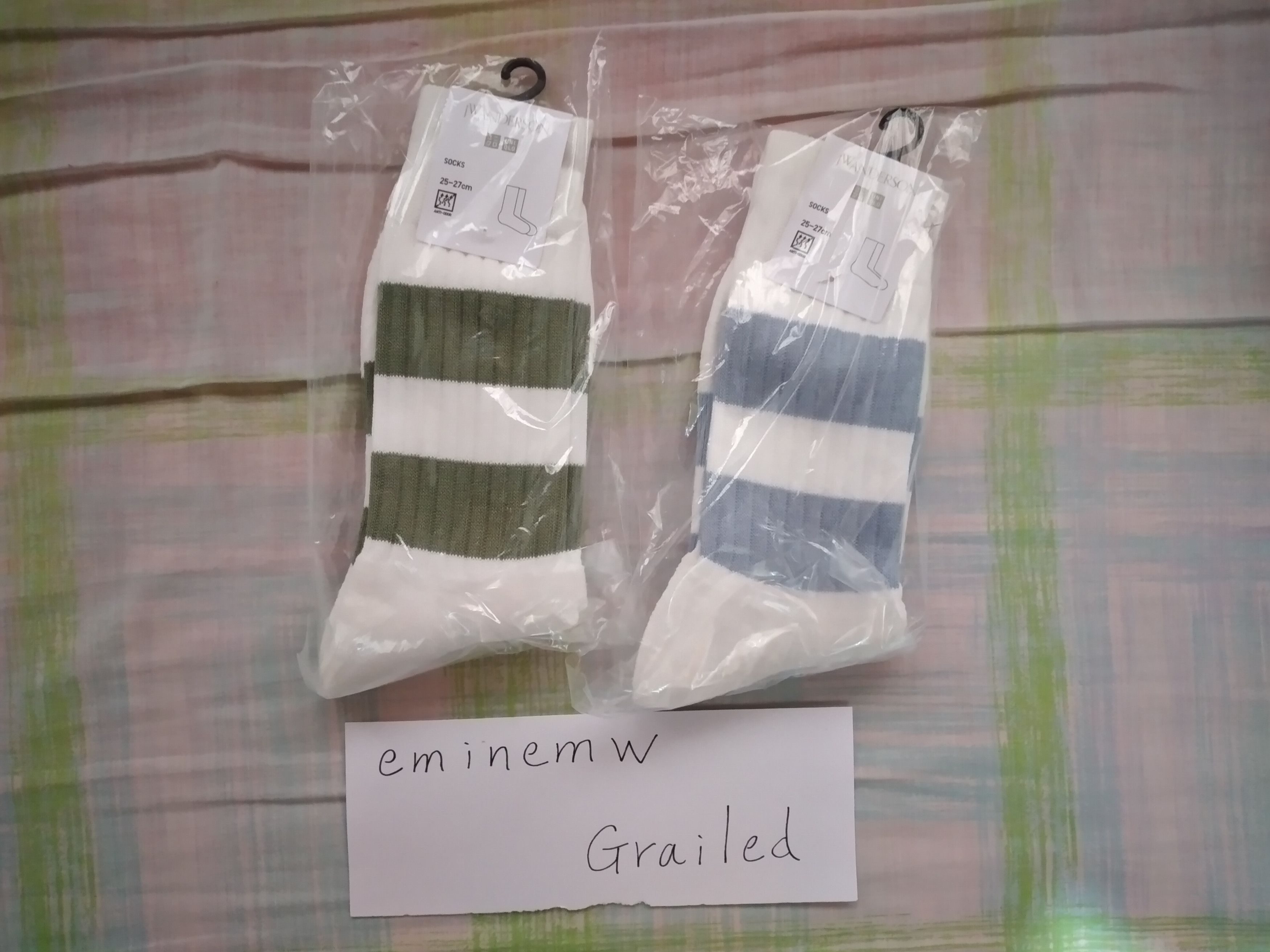 Japanese Brand SIZE 25-27 UNIQLO X J.W.Anderson SOCKS SET Size ONE SIZE - 1 Thumbnail