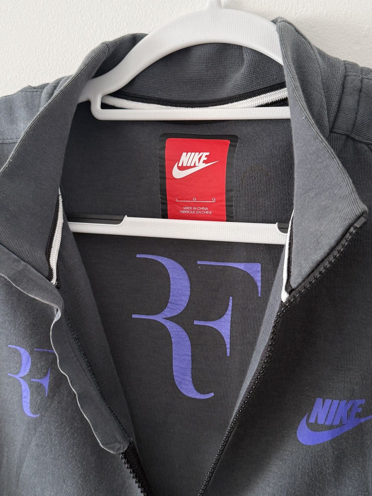 Nike Nike zip up RF Roger Federer rare vintage Size US L / EU 52-54 / 3 - 3 Thumbnail