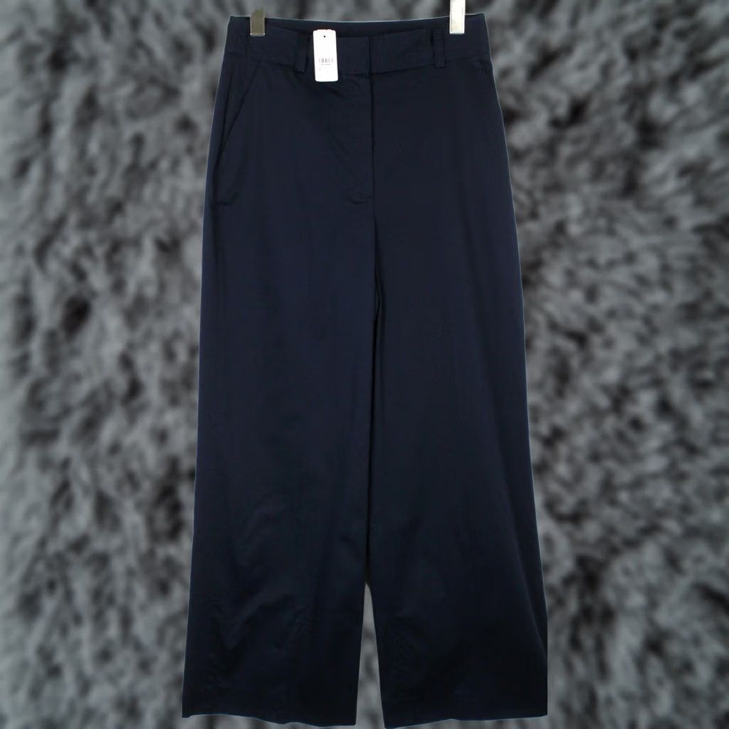 Brooks Brothers BROOKS BROTHERS Red Fleece Trousers Women UK 14 Straight Zip Dark Blue Trousers Size 36" / US 14 / IT 50 - 1 Thumbnail