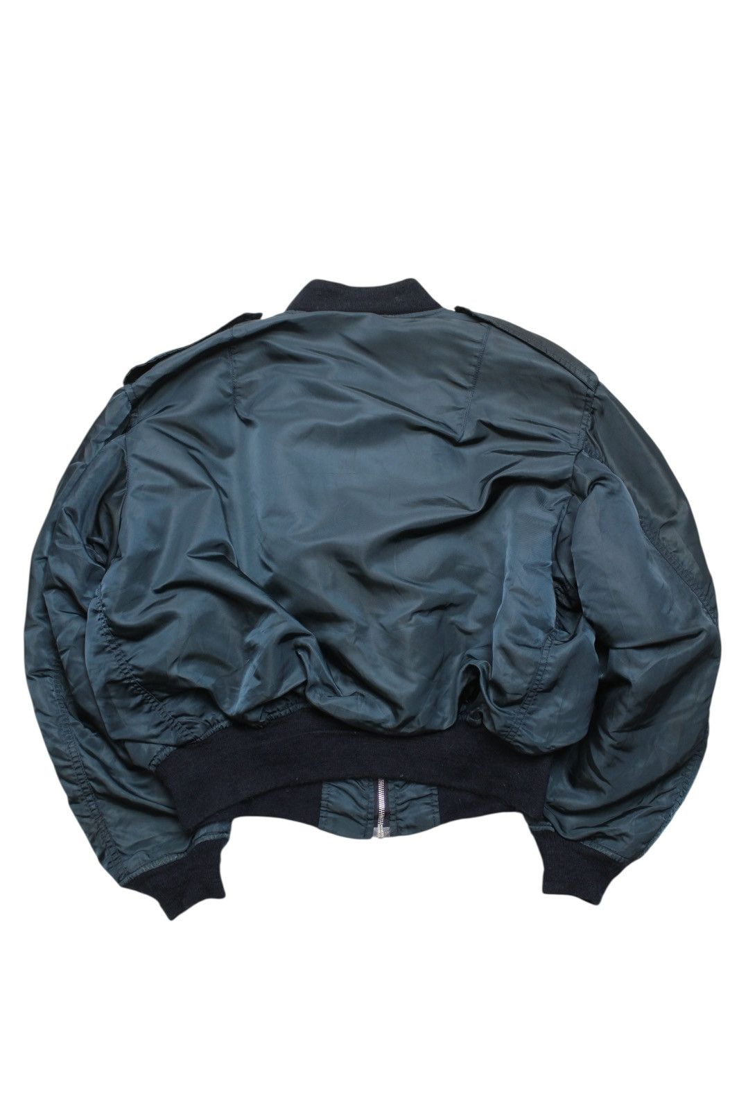 Alpha Industries 1980S ALPHA INDUSTRIES L-2B NAVY FLIGHT JACKET Size US XL / EU 56 / 4 - 2 Thumbnail