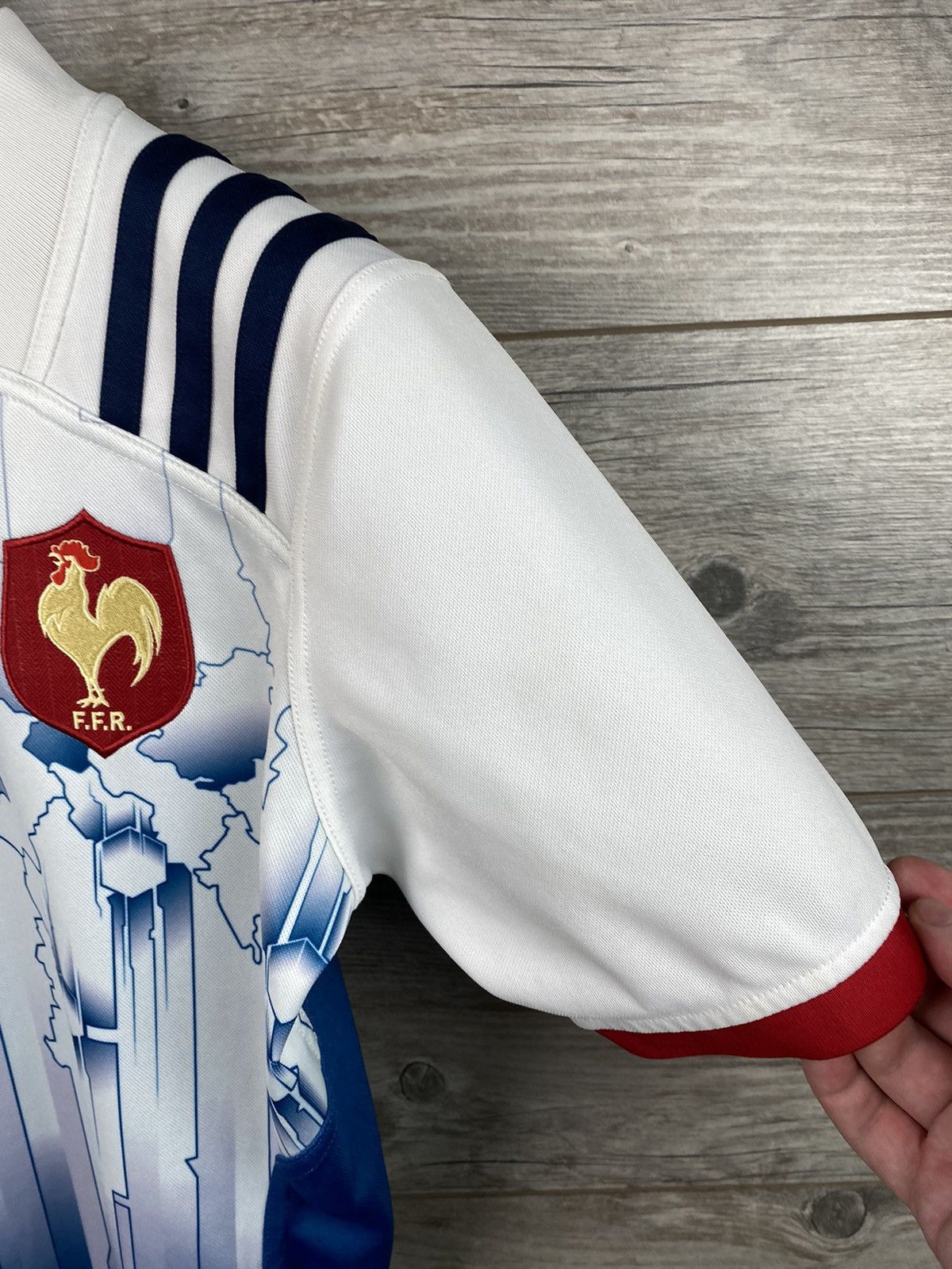 Adidas FRANCE RUGBY SEVEN 2016-2017 jersey shirt Adidas Size US XS / EU 42 / 0 - 13 Thumbnail