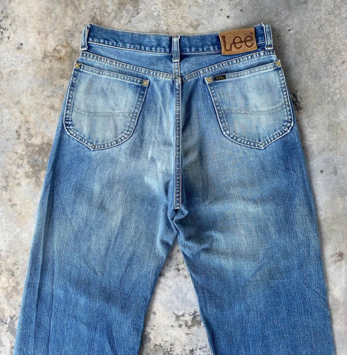 Lee Vintage 90s LEE RIDERS SELVEDGED Loose Denim Grunge Bluewash Size US 28 / EU 44 - 17 Thumbnail