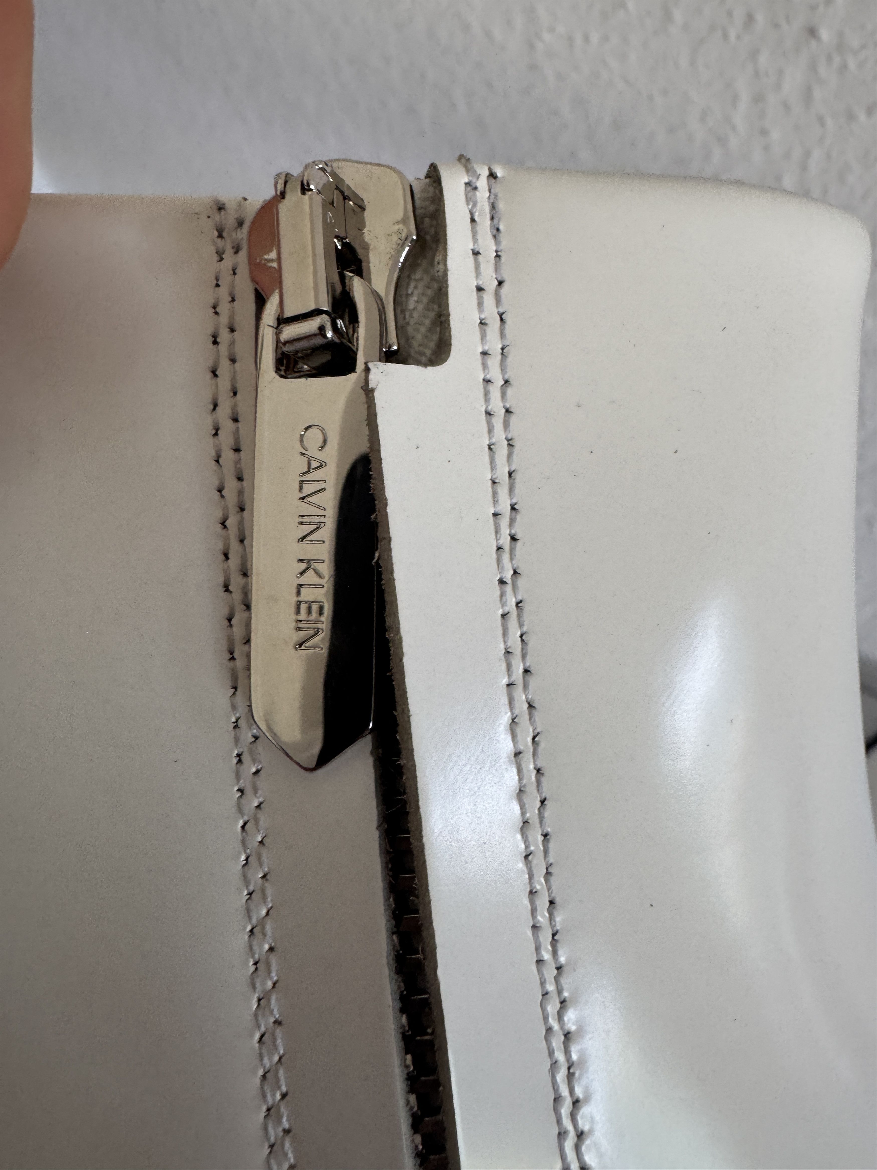 Calvin Klein 205W39NYC White Spazzolato Leather Boots Size US 7 / EU 40 - 13 Thumbnail