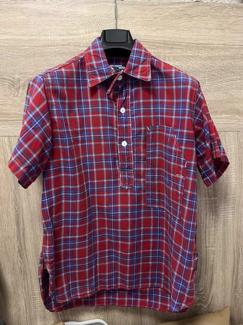 Junya Watanabe JUNYA WATANABE Plaid Pocket Short Sleeve Shirt Size US XS / EU 42 / 0 - 1 Thumbnail