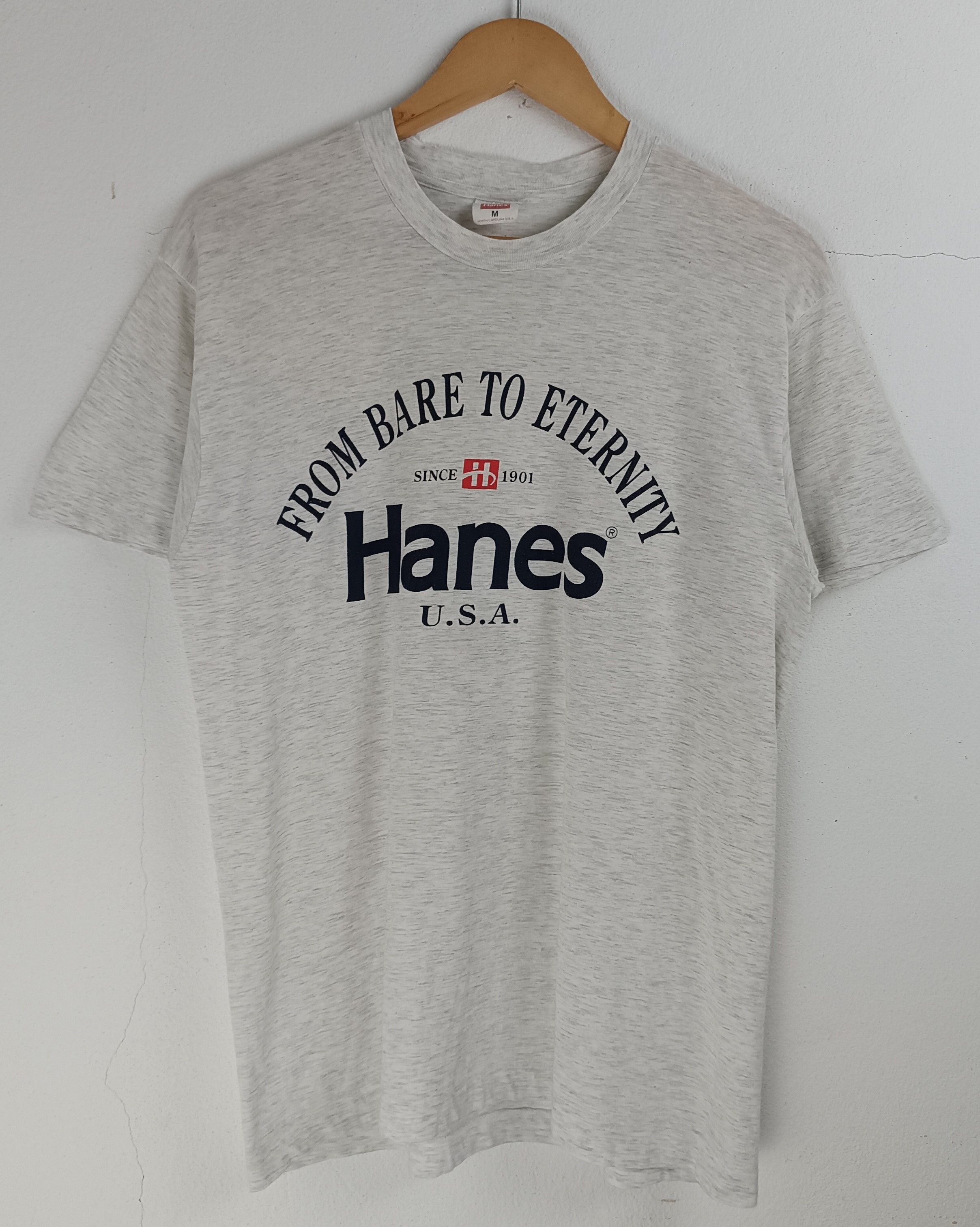 Hanes VINTAGE 90'S DISTRESSED HANES TEE BLANK FOTL ONEITA Size US M / EU 48-50 / 2 - 3 Thumbnail