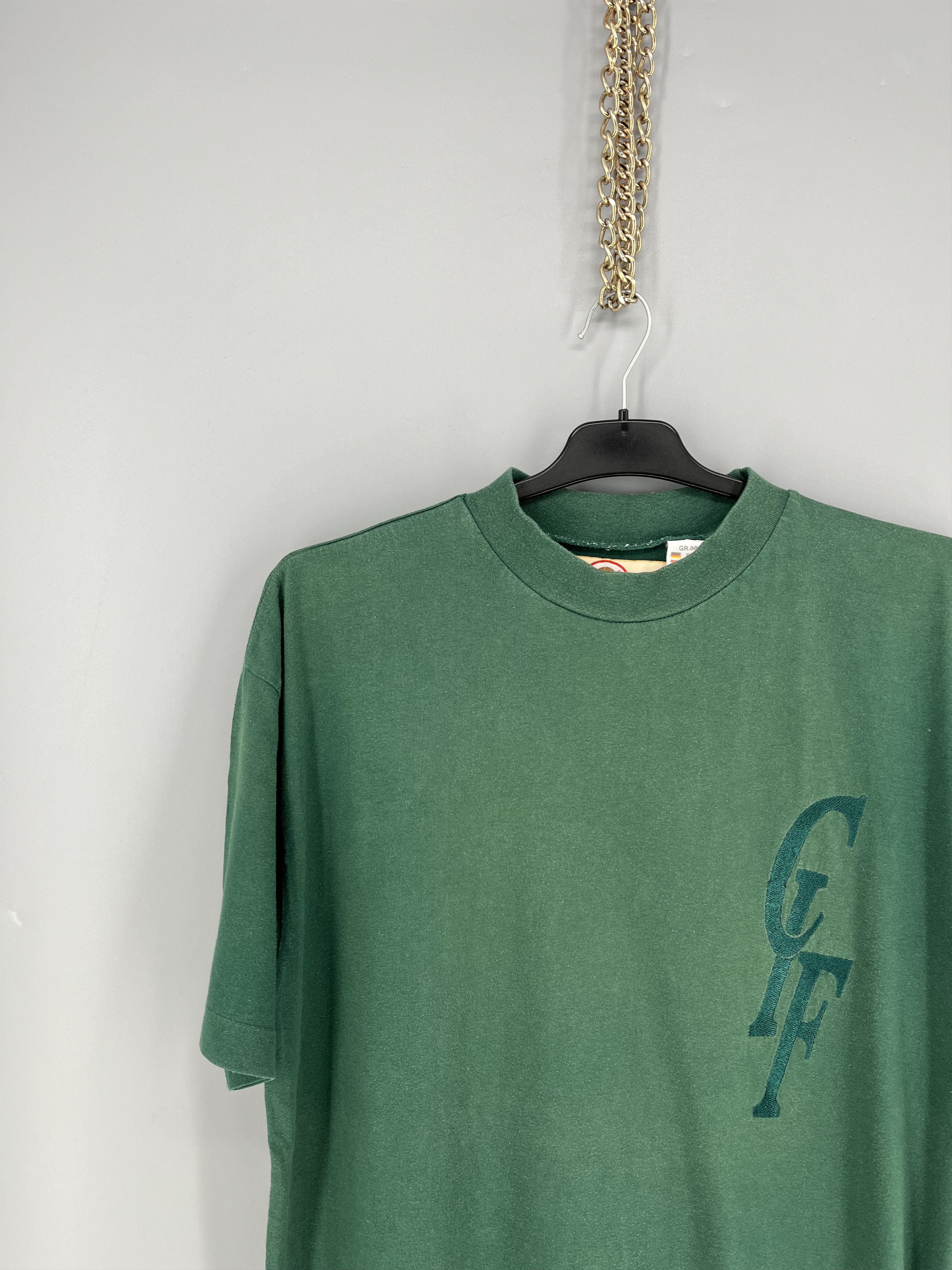 Vintage Vintage RARE 90S Dolly Wood Green Logo Tee Size US L / EU 52-54 / 3 - 4 Thumbnail