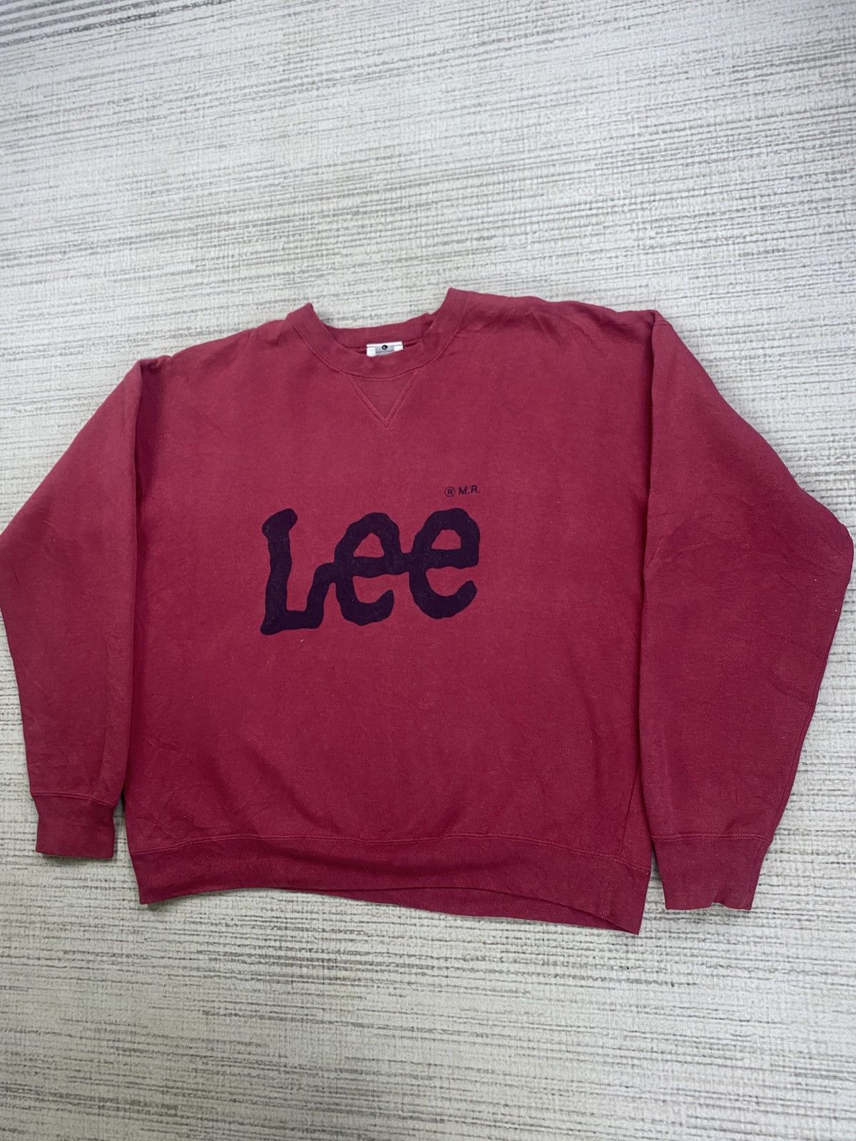 Japanese Brand × Lee Vintage 90s LEE Big Spellout Longsleeve Sweatshirt Size US M / EU 48-50 / 2 - 4 Thumbnail