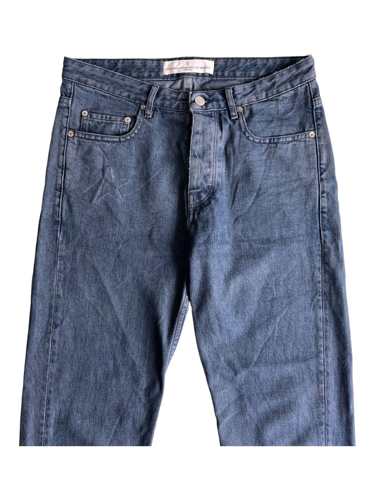 Golden Goose × Purple × Rockstar Games Golden Goose DB "Happy" Americana Uomo Pantaloni Jeans Denim Size US 31 - 1 Thumbnail