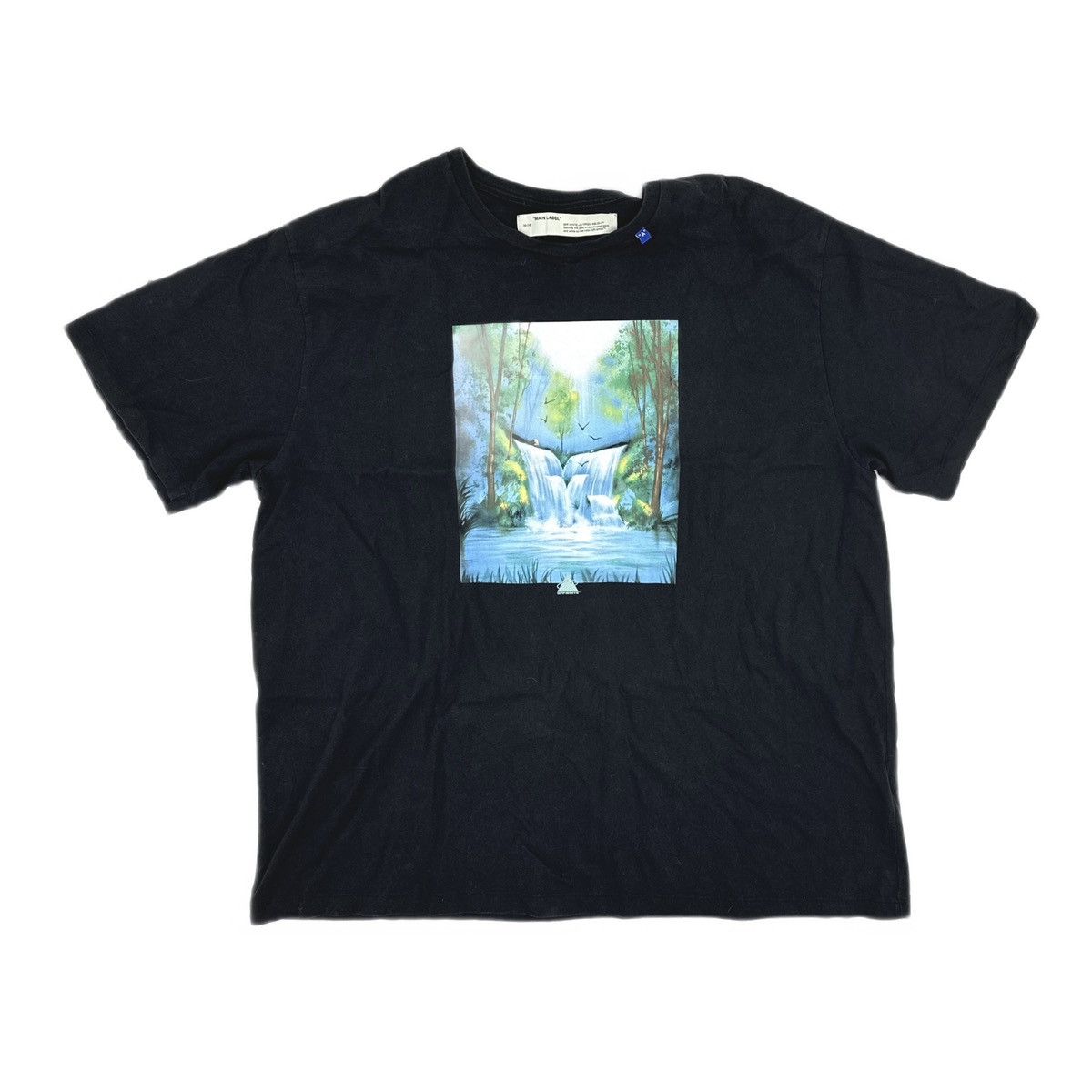 Off-White Off-White FW19 Waterfall Short Sleeve Over Tee Size US L / EU 52-54 / 3 - 1 Thumbnail