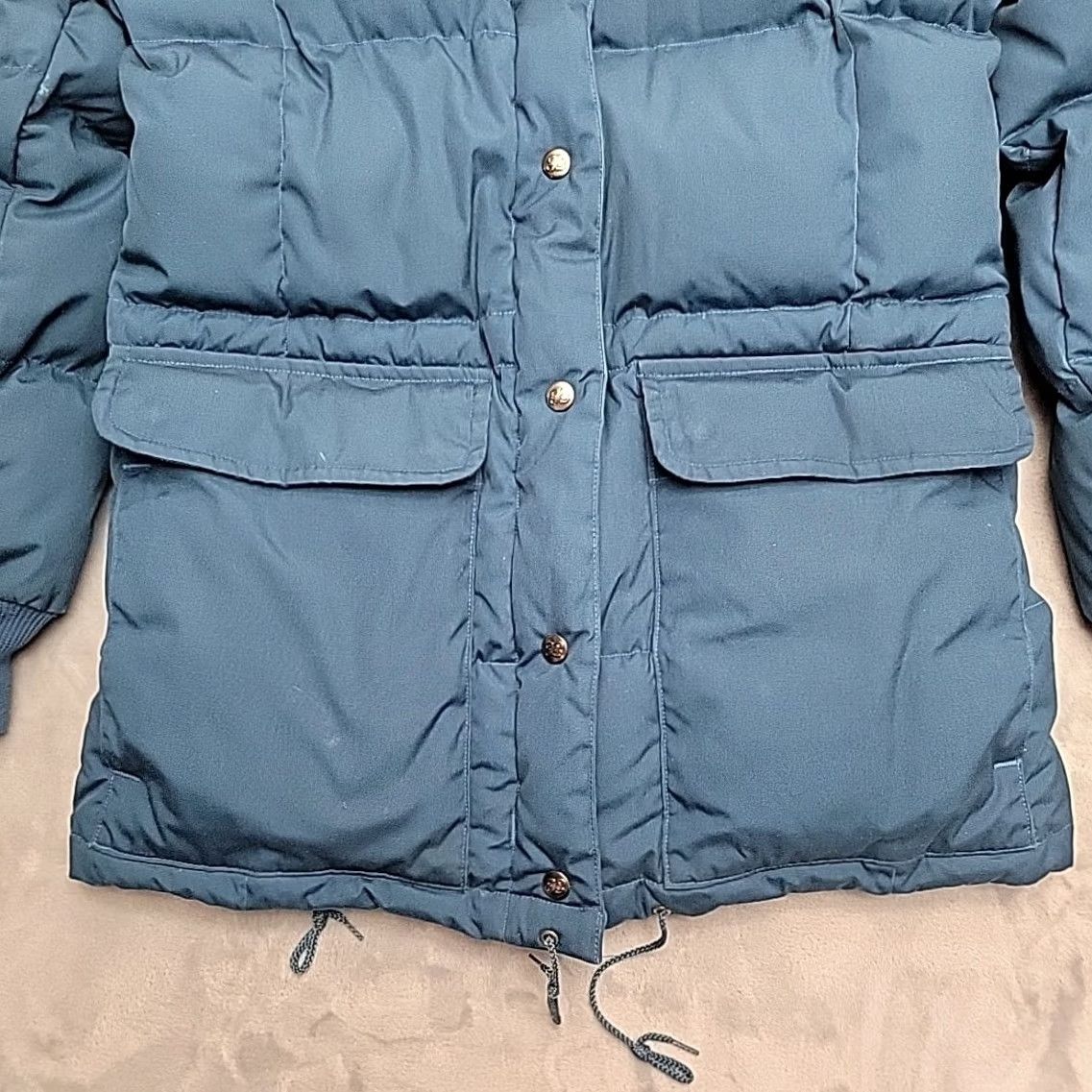 Eddie Bauer VINTAGE Eddie Bauer Goose Down Jacket Men XS Teal Green Hooded Puffer Parka Coat Size US XS / EU 42 / 0 - 2 Thumbnail