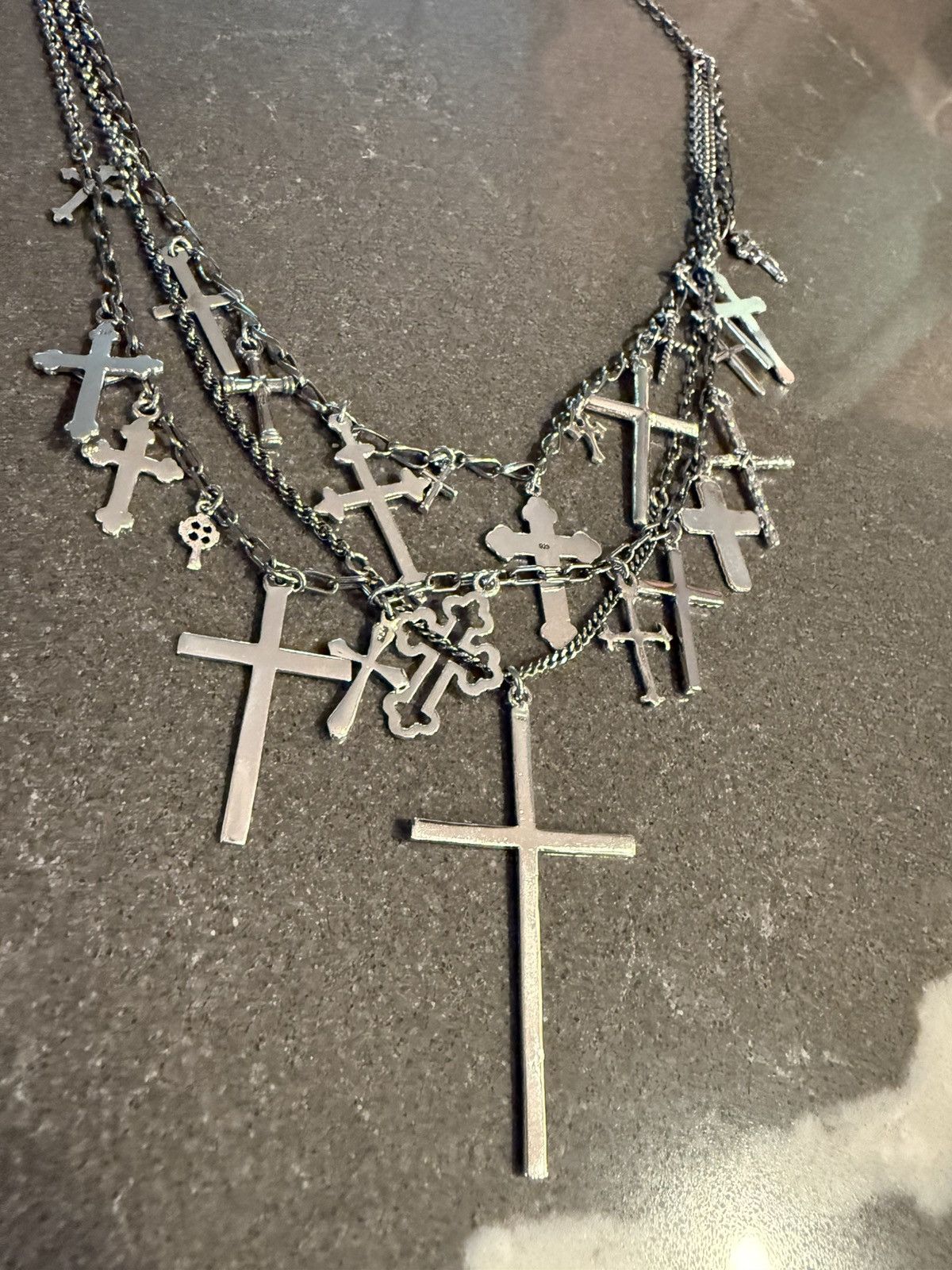 Gunda Gunda Junk Heaven Full Silver Necklace Size ONE SIZE - 5 Thumbnail