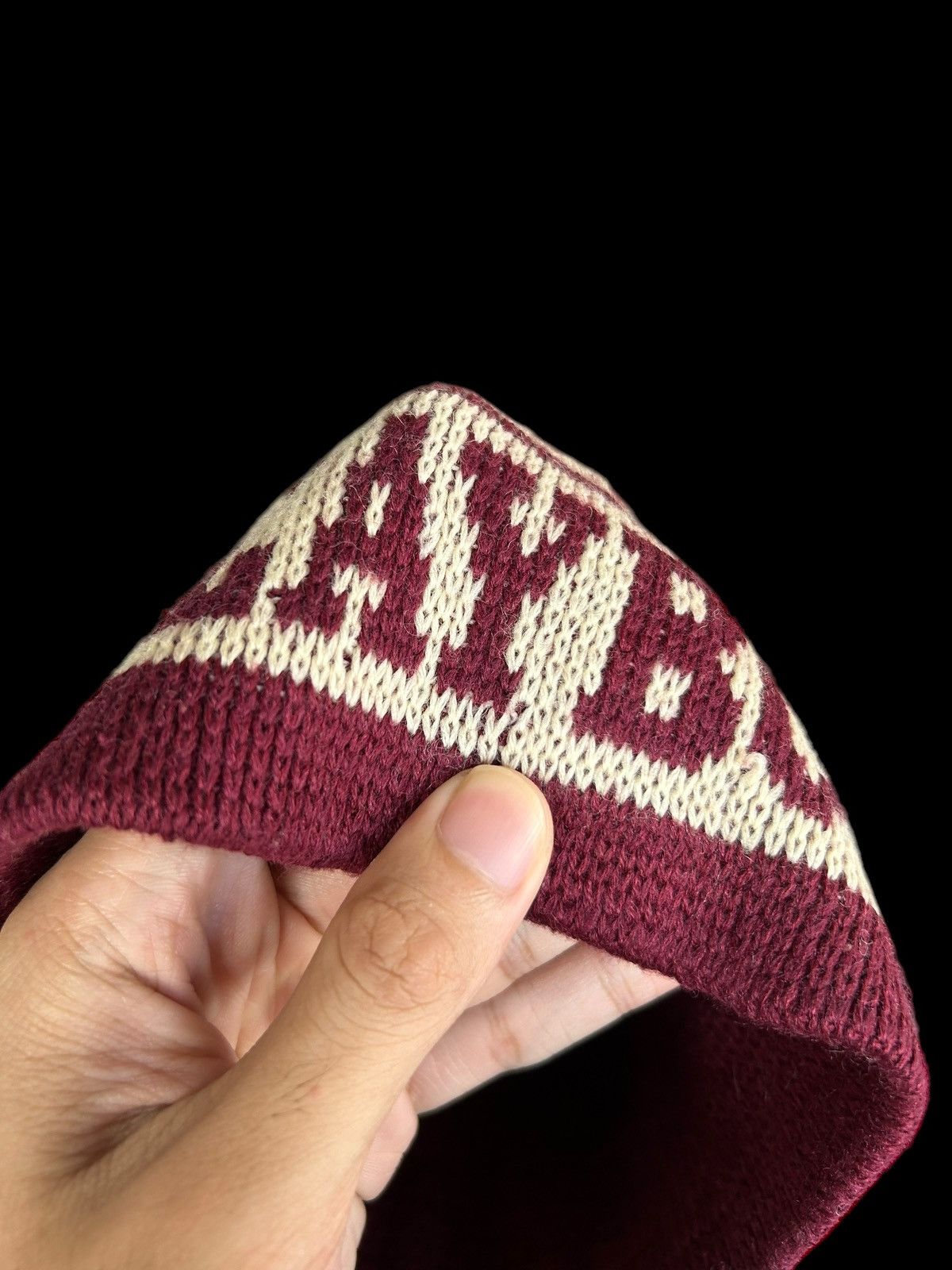 Japanese Brand × Kapital × Vintage Vtg Playboy Knitt Mohawk Design Rare Beanie Hats☠️☠️ Size ONE SIZE - 7 Thumbnail