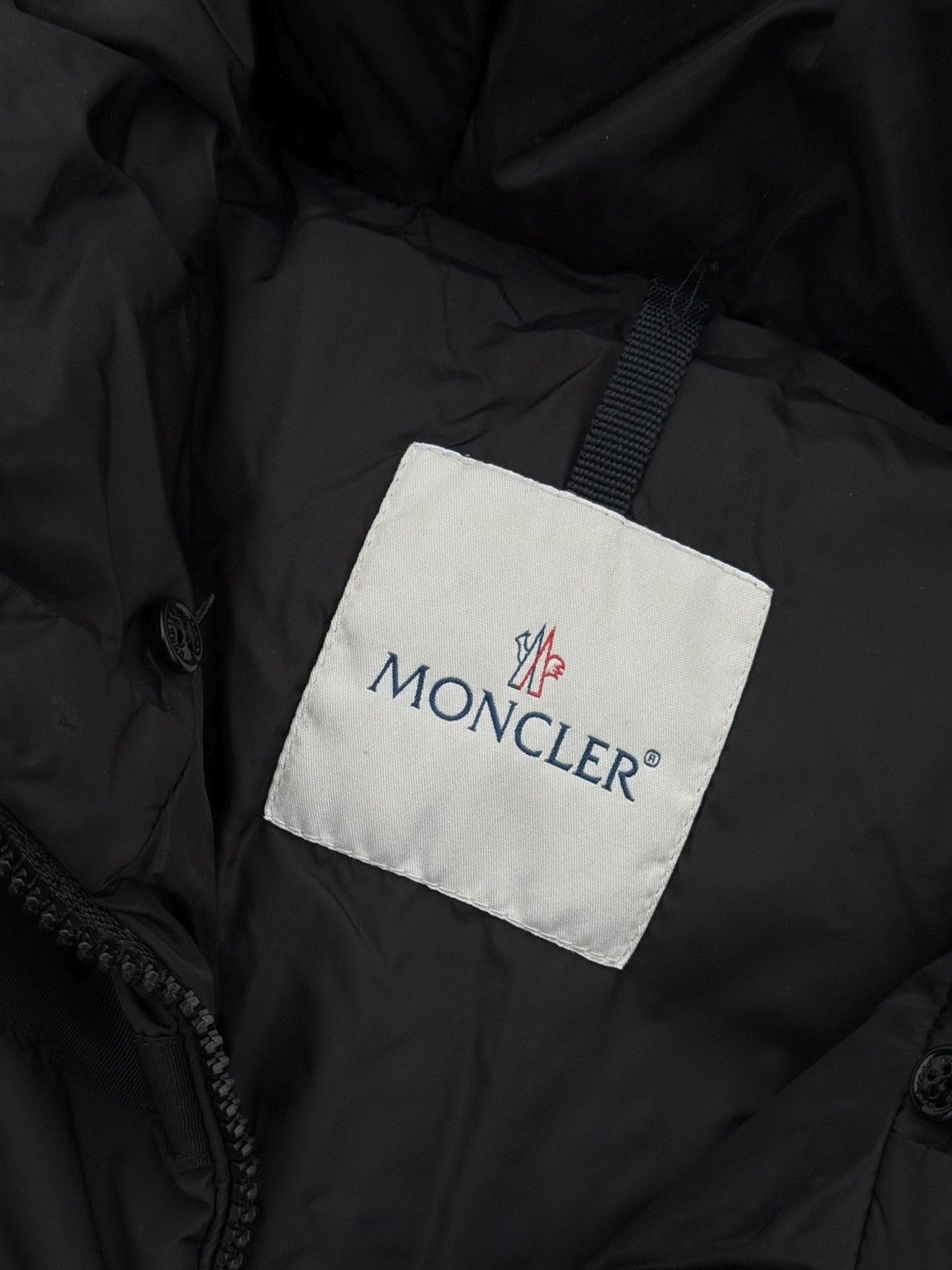 Moncler Vintage Moncler Women Long Puffer Down Black Jacket Size L / US 10 / IT 46 - 6 Thumbnail