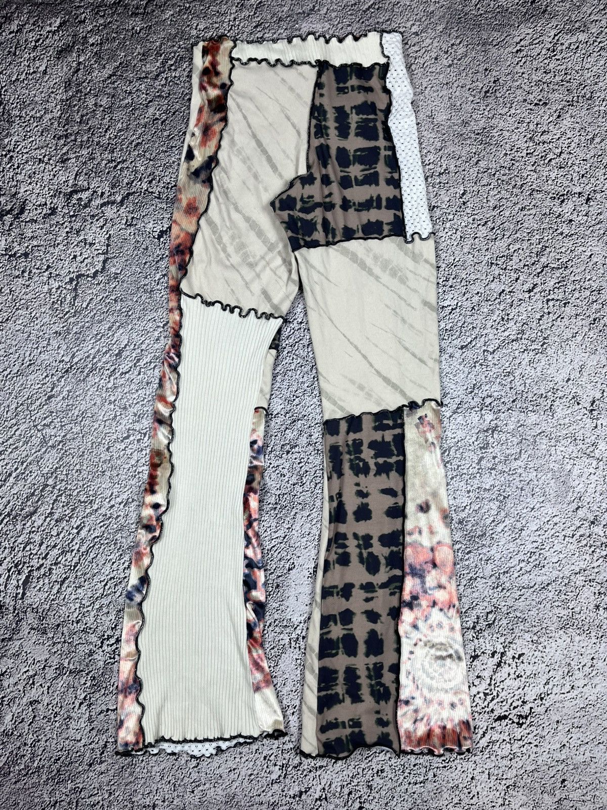 Jaded London Vintage Y2K Jaded London Patchwork knit pants leggins Size 28" / US 6 / IT 42 - 5 Thumbnail