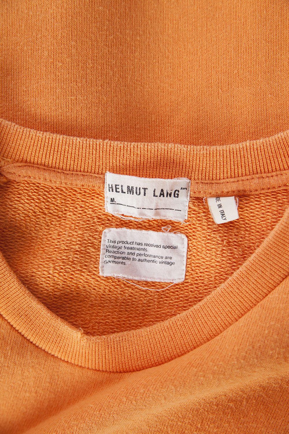 Helmut Lang SS00 orange sweatshirt Size US XL / EU 56 / 4 - 5 Thumbnail