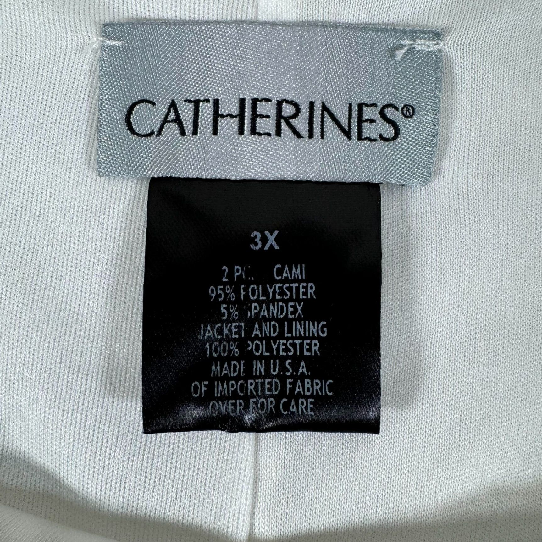 Vintage Catherines Top 3X Plus Sleeveless Tank Shiny Gold Fairycore Ruffles 90s Y2K Ivory Women Size XXL / US 16-18 / IT 52-54 - 6 Thumbnail