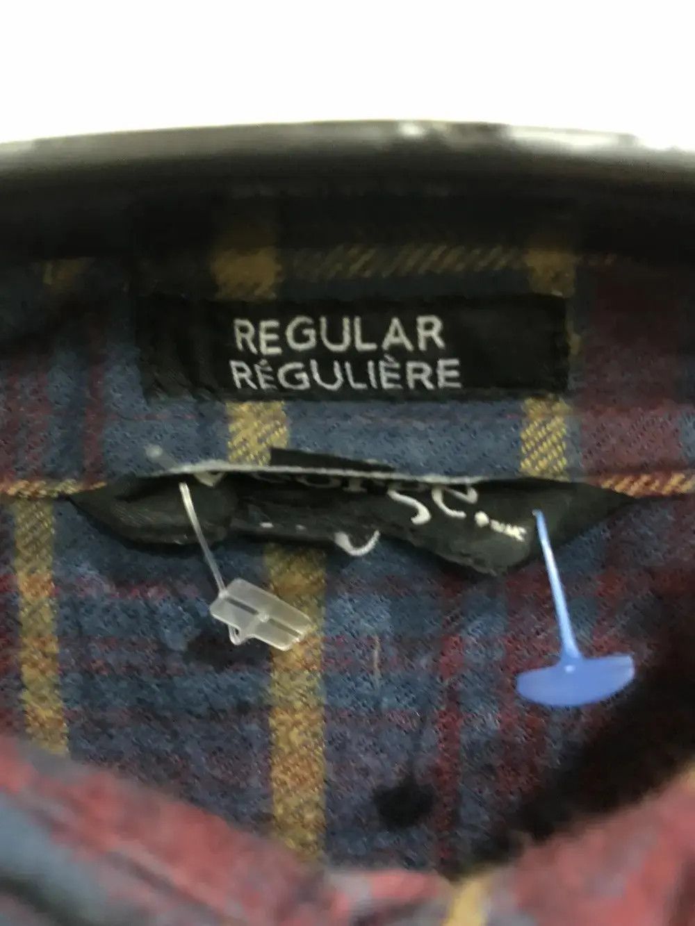 Flannel × Vintage Vintage George Plaid Tartan Flannel Shirt 👕 Size US L / EU 52-54 / 3 - 3 Thumbnail