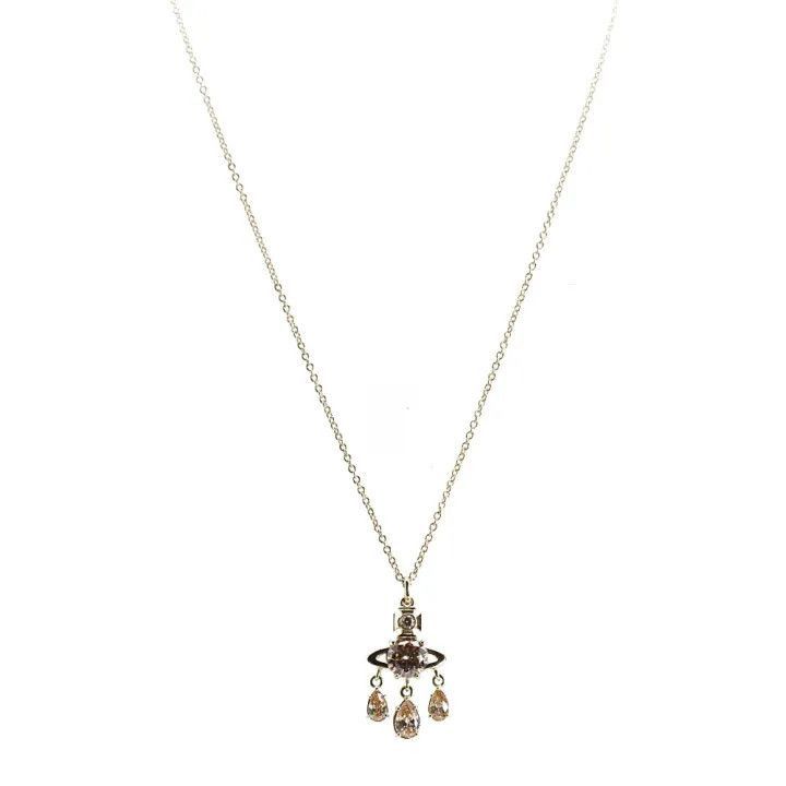 Vivienne Westwood Vivienne Westwood Joaquina Saturn Pendant Necklace -2507 Size ONE SIZE - 1 Thumbnail