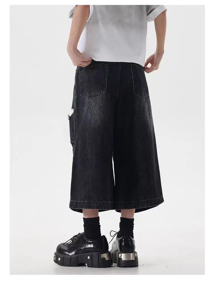 Designer × Japanese Brand Vintage Casual Loose Harajuku Shorts Size US 32 / EU 48 - 2 Thumbnail