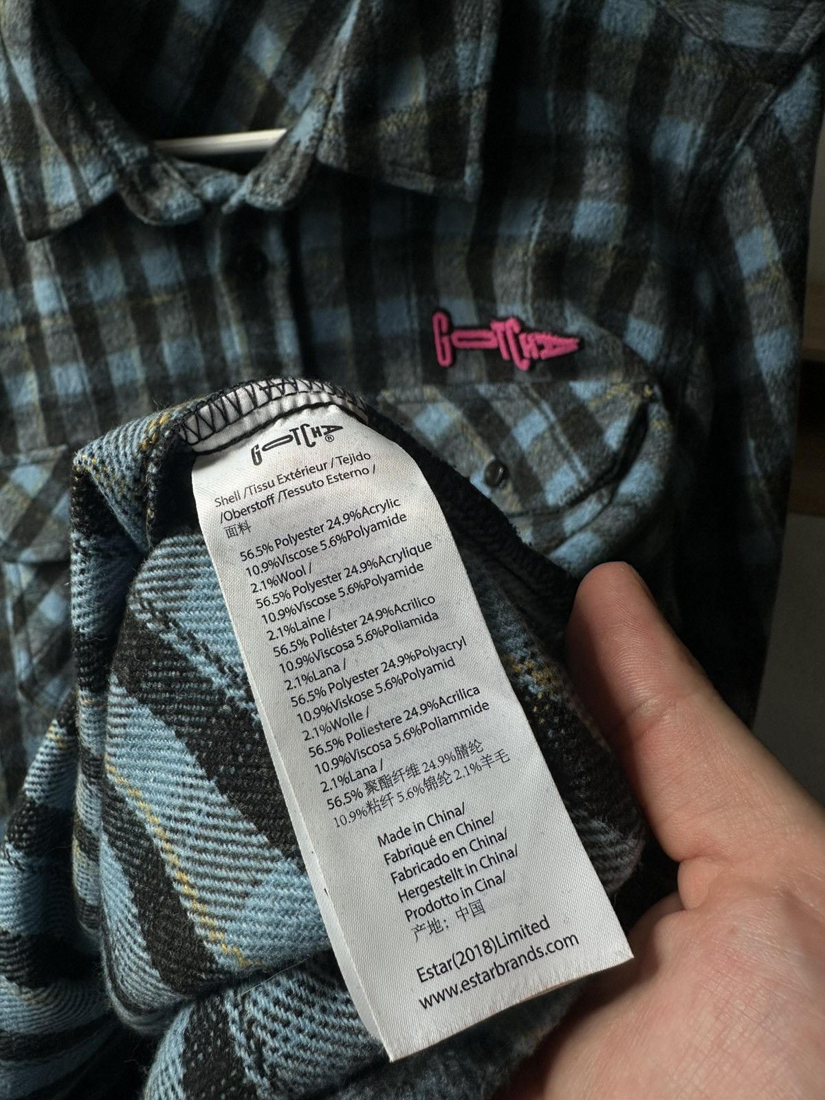 Gotcha Gotcha vintage flannel shirt Size US L / EU 52-54 / 3 - 6 Thumbnail