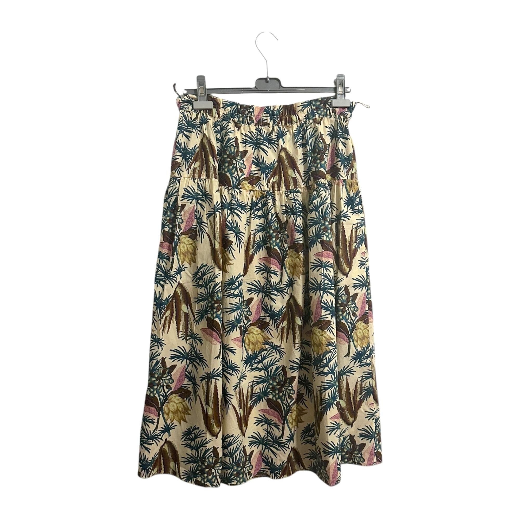 Ulla Johnson Ulla Johnson Fernanda Cotton Midi Skirt In Wildflower, Size Size 34" / US 12 / IT 48 - 2 Thumbnail